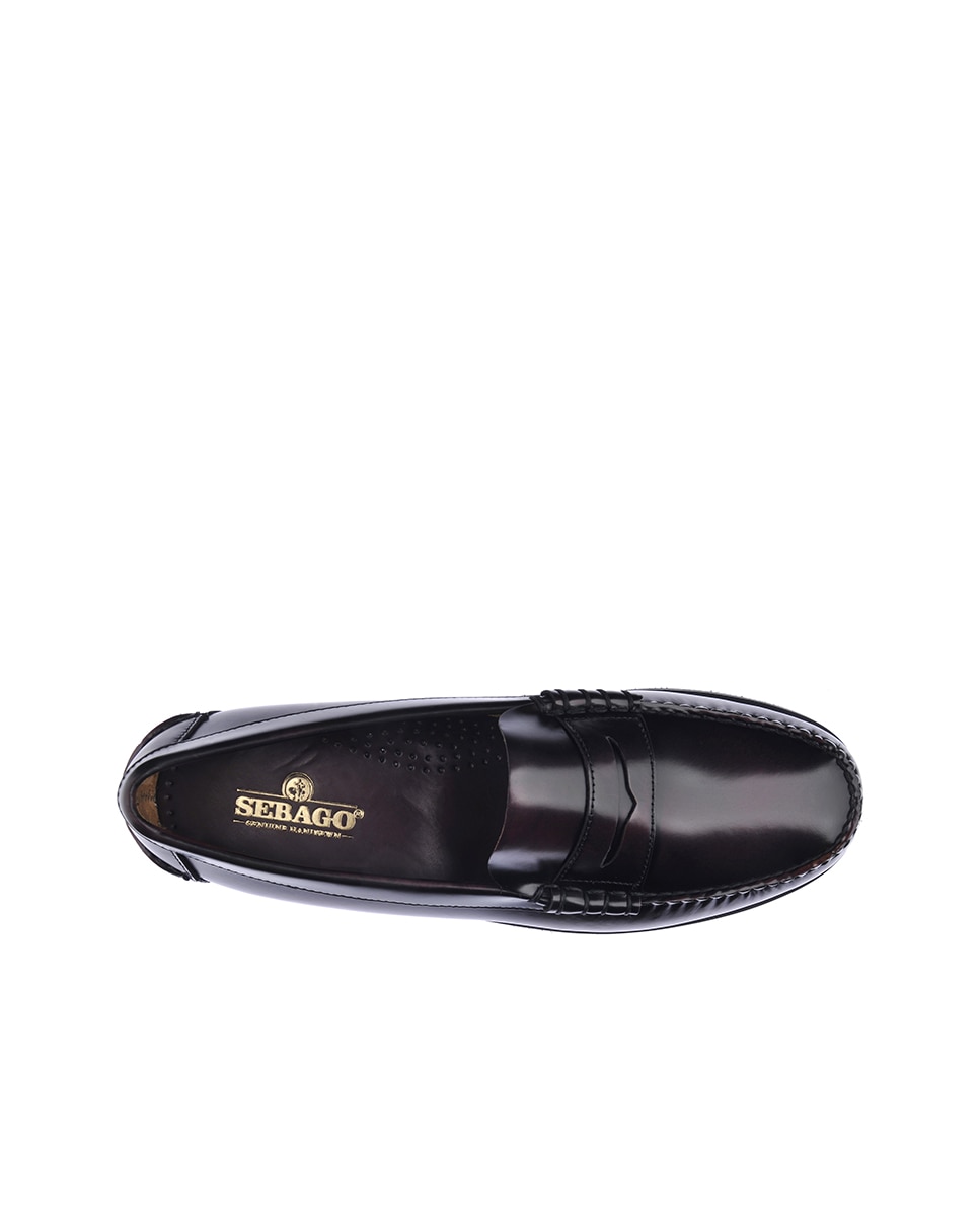 Imagen 4 de Mocasines de hombre de piel en color - Sebago - Granate Granate