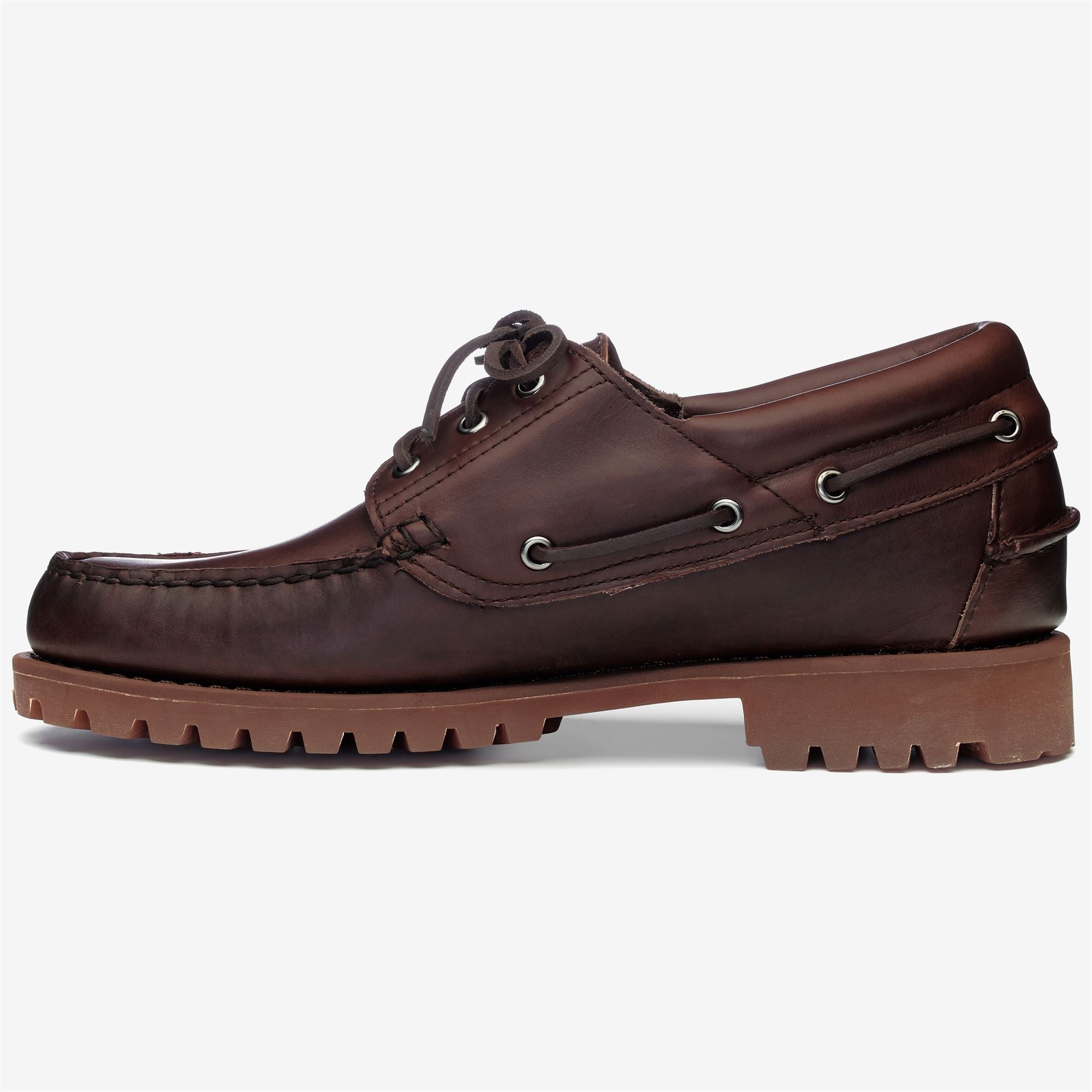 Imagen 2 de Náuticos de hombre de piel con cordones - Sebago - Marrón Marrón