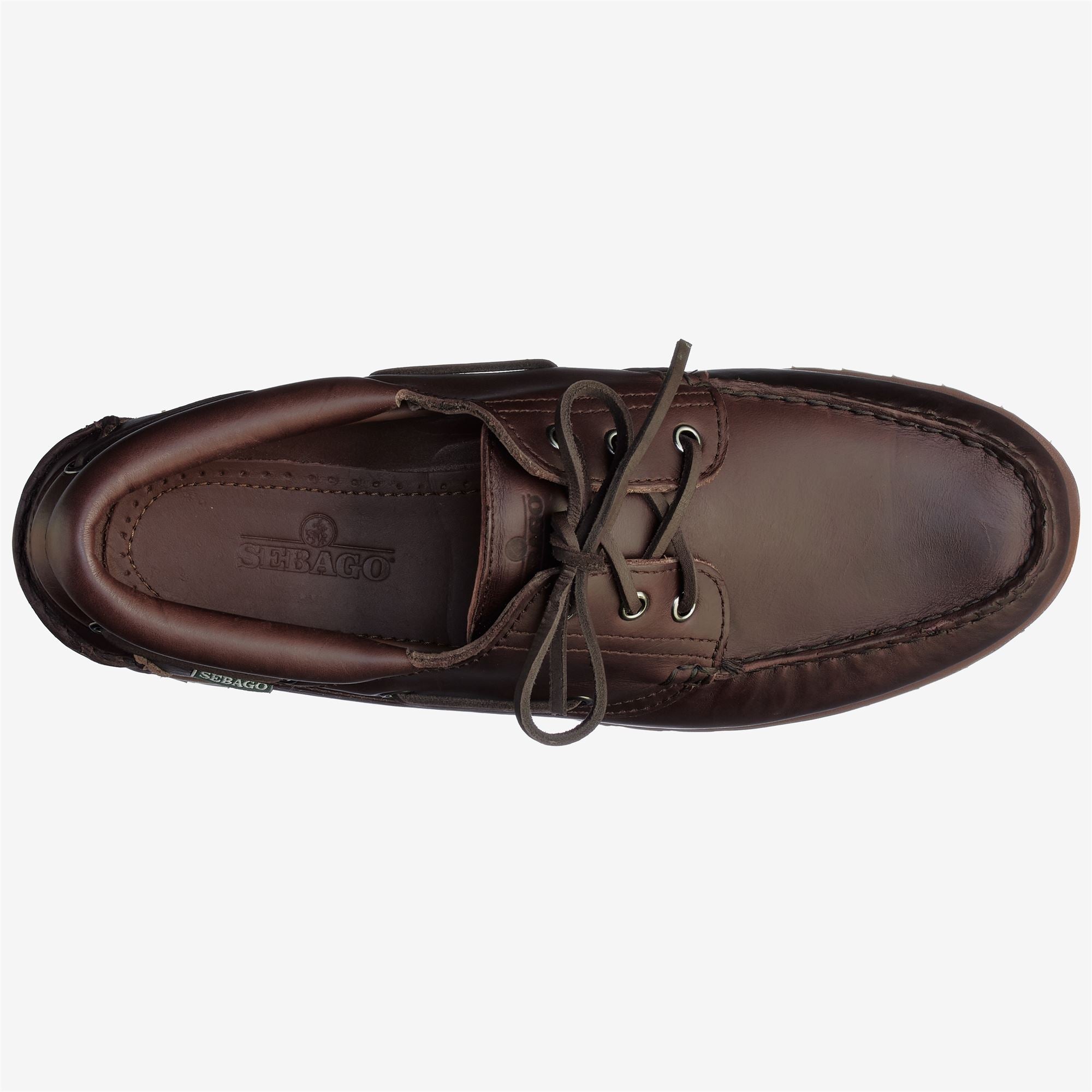 Imagen 4 de Náuticos de hombre de piel con cordones - Sebago - Marrón Marrón