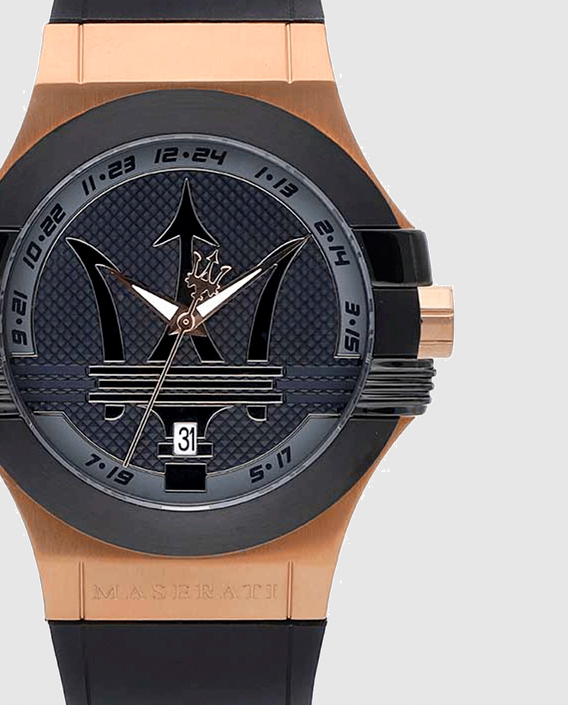 Reloj de hombre potenza r8851108002 de piel y correa negra - Maserati - Negro Negro-2