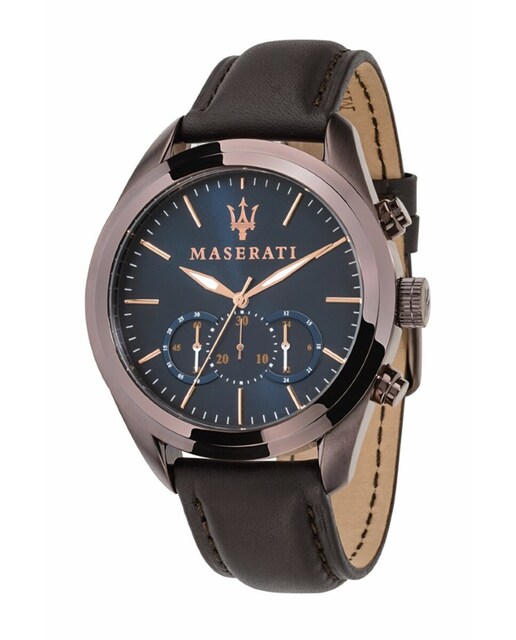 Imagen 0 de Reloj de hombre Traguardo R8871612008 de piel y correa marrón