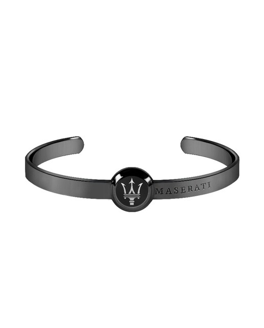Imagen 0 de Pulsera de hombre Varis de acero color negro