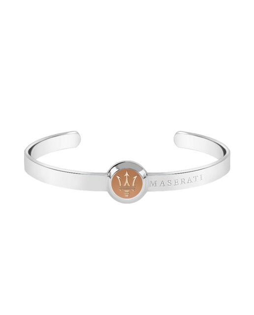 Imagen 0 de Pulsera de hombre Varis de acero plateado