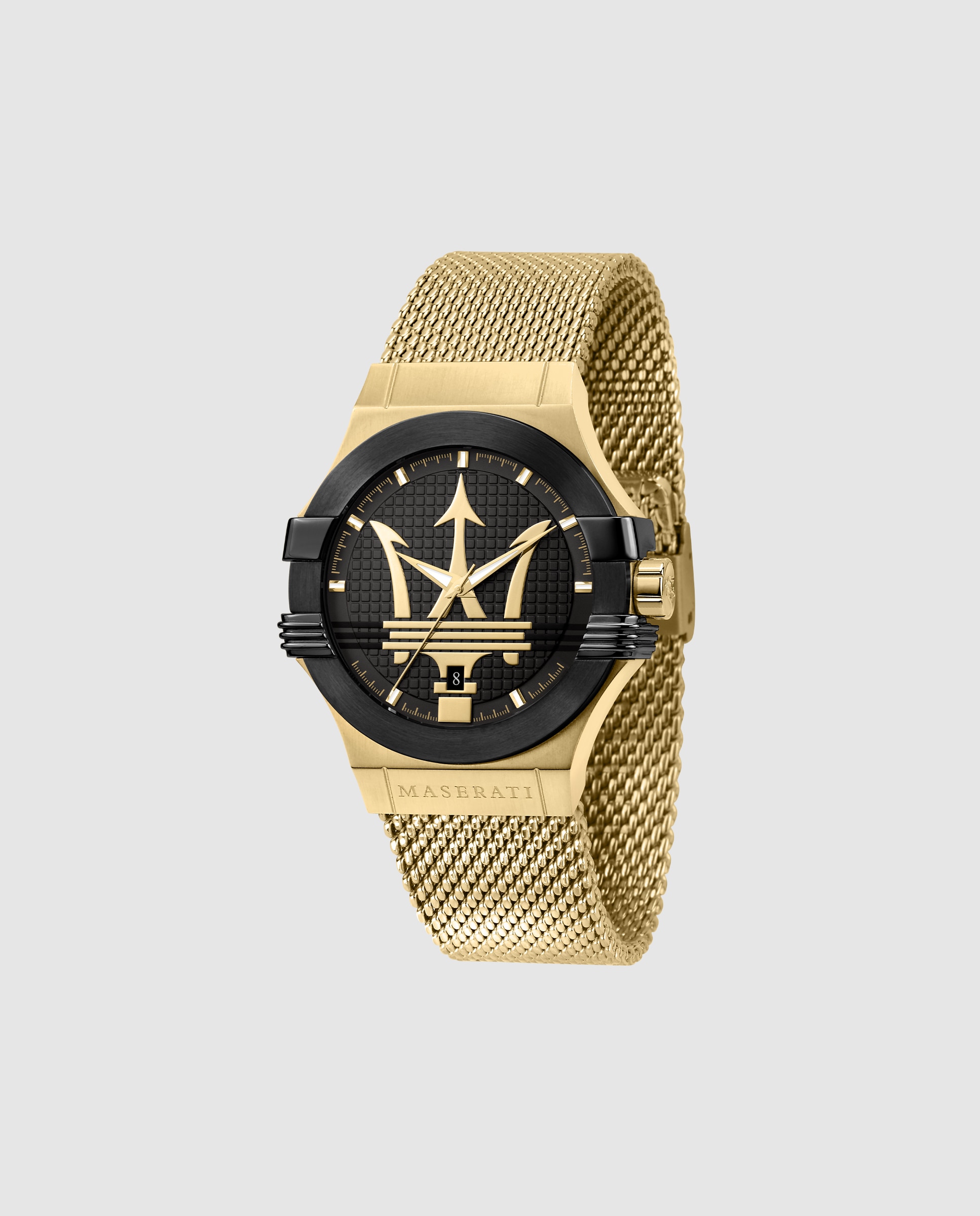 Imagen 0 de Reloj de hombre potenza r8853108006 de acero y correa dorada Oro