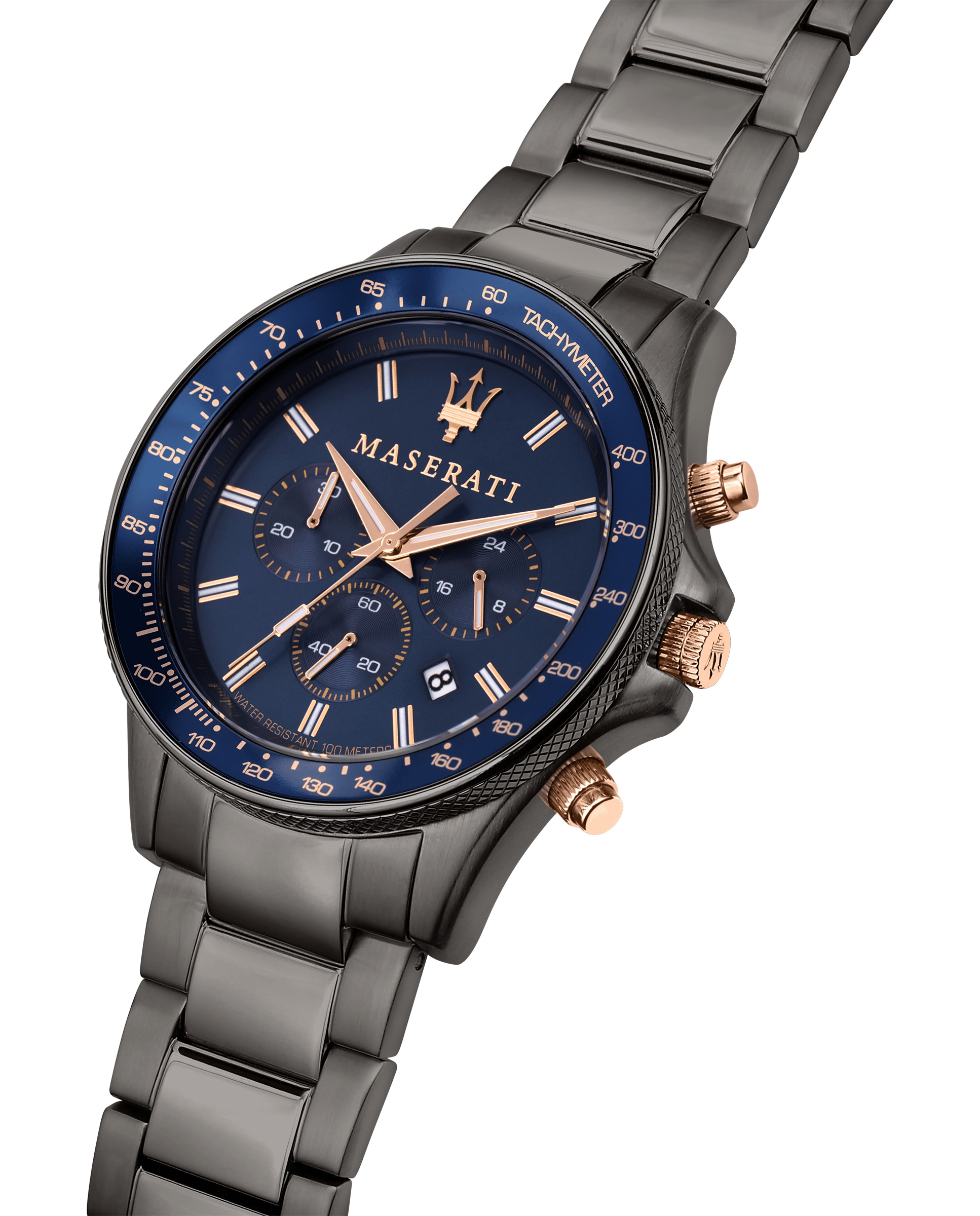 Reloj de hombre sfida r8873640001 de acero y correa - Maserati - Gris Gris-4