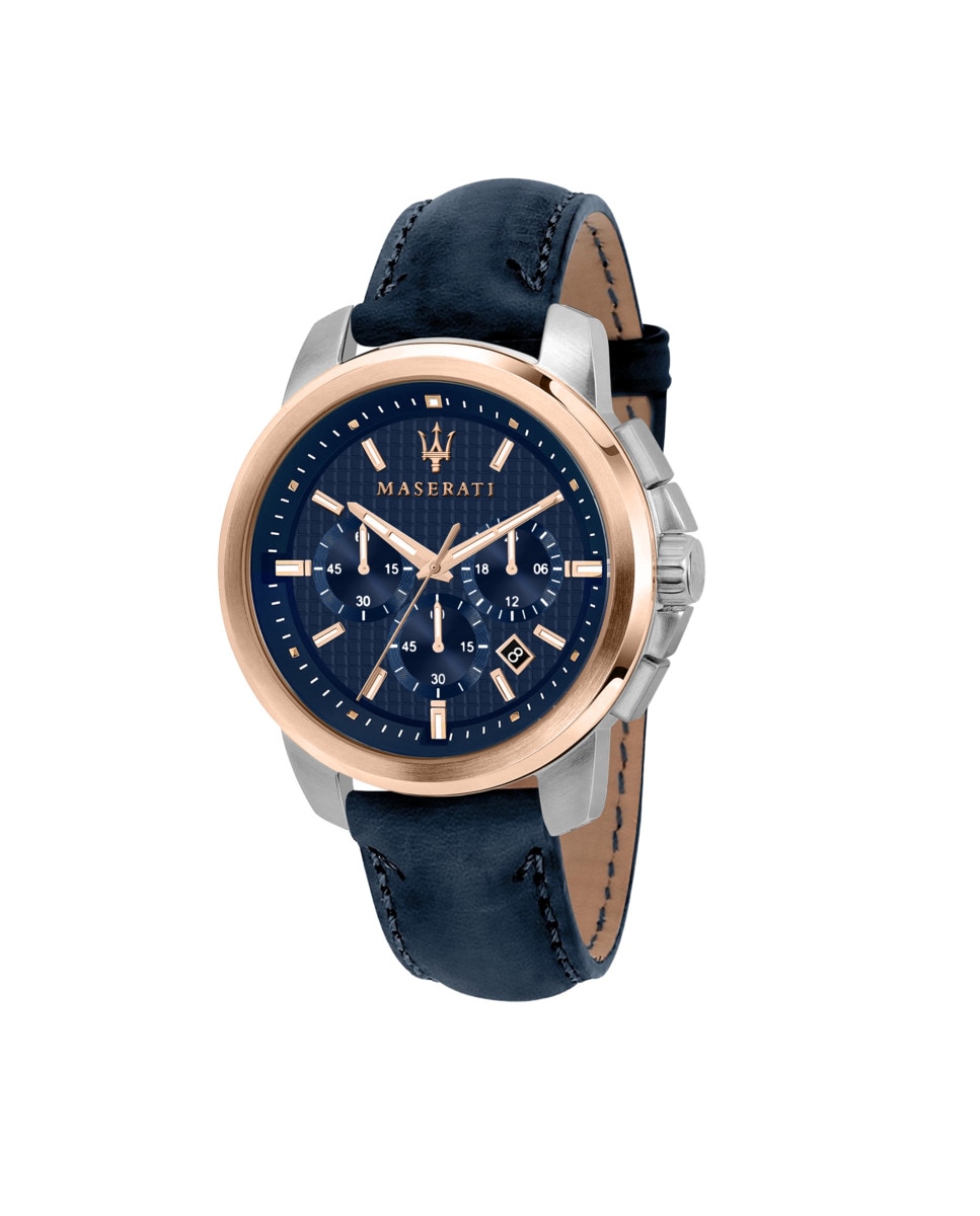 Imagen 0 de Reloj de hombre successo r8871621015 de piel y correa azul Azul