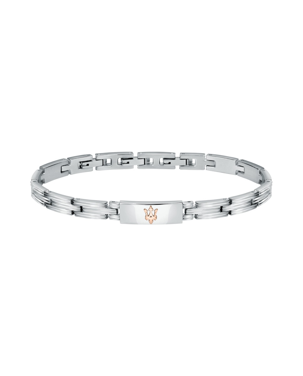 Pulsera de hombre varis de acero plateada - Maserati - Plata Plata-2