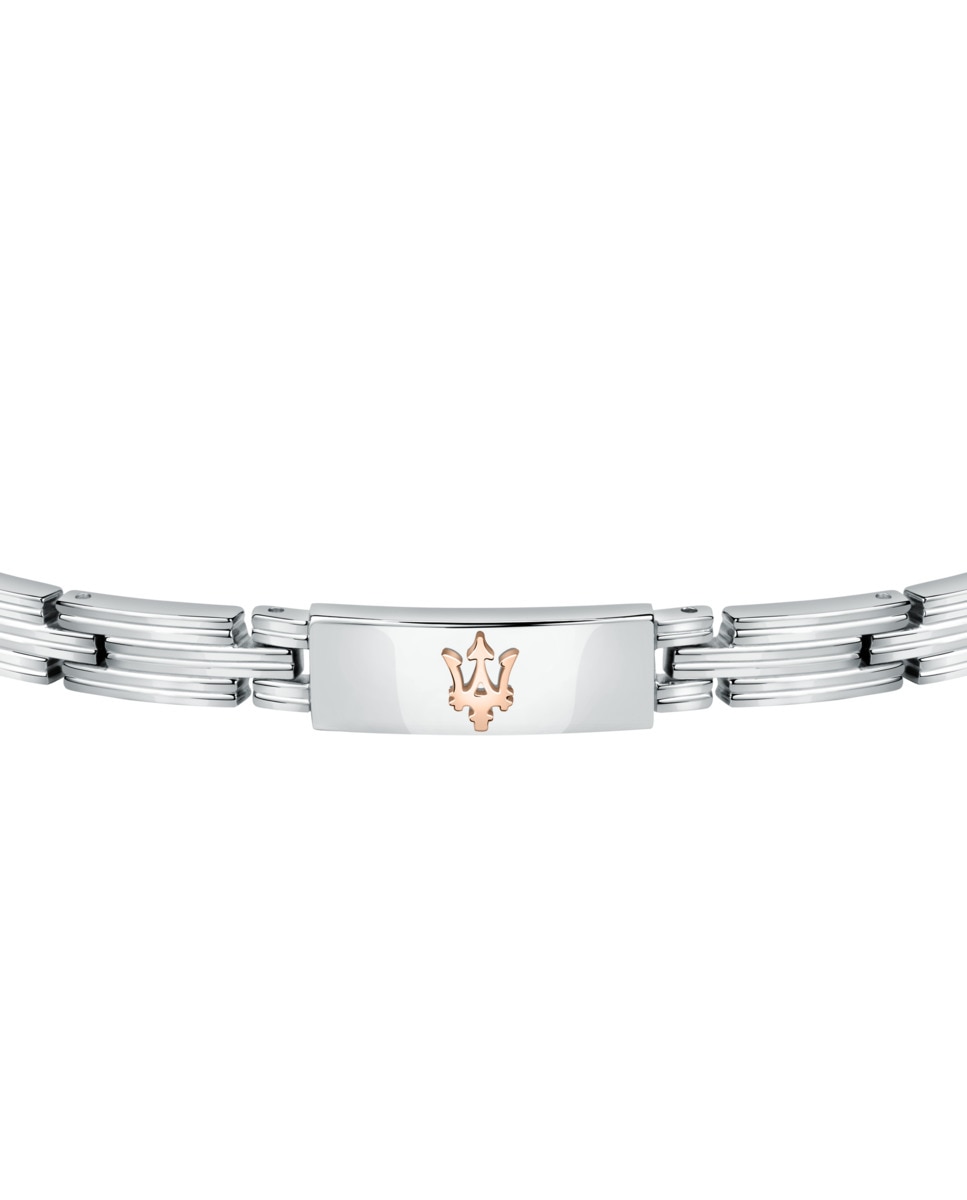 Pulsera de hombre varis de acero plateada - Maserati - Plata Plata-3