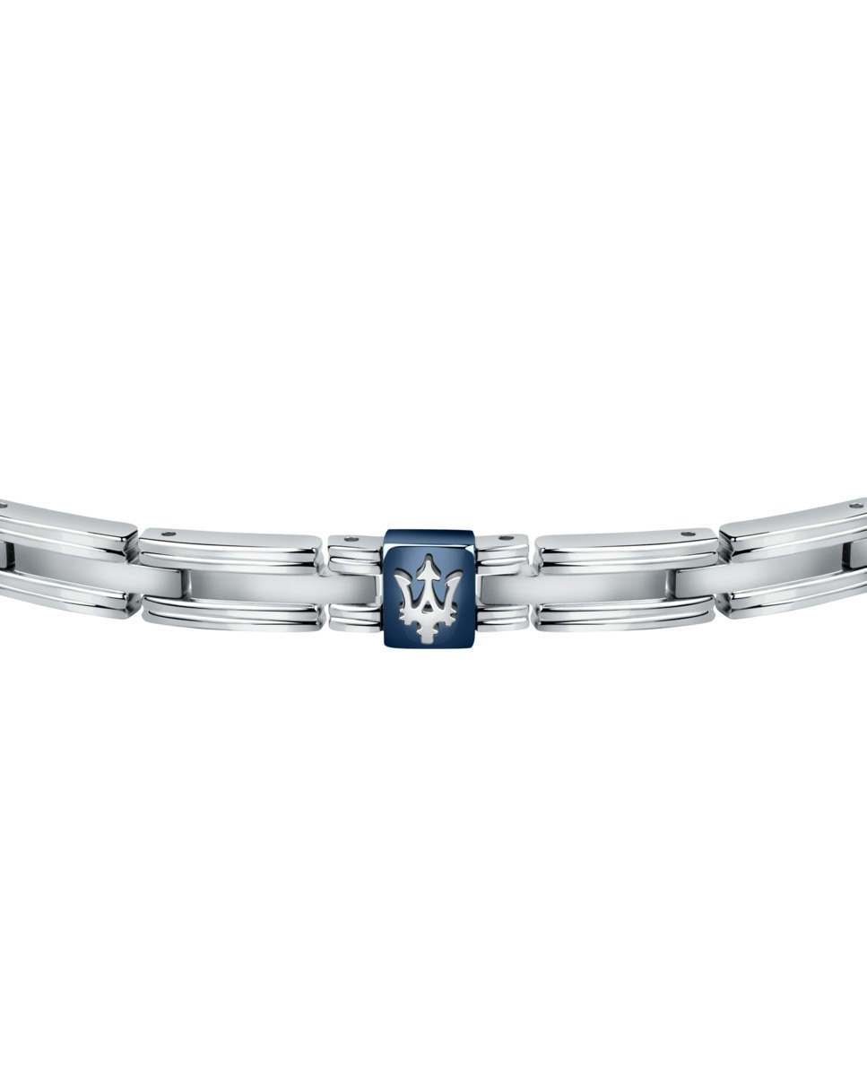 Pulsera de hombre varis de acero plateada - Maserati - Plata Plata-2