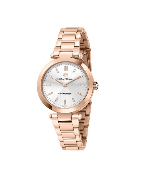 Imagen 0 de Reloj de mujer Chiara watches lady like R1953103505 de acero y correa oro rosa
