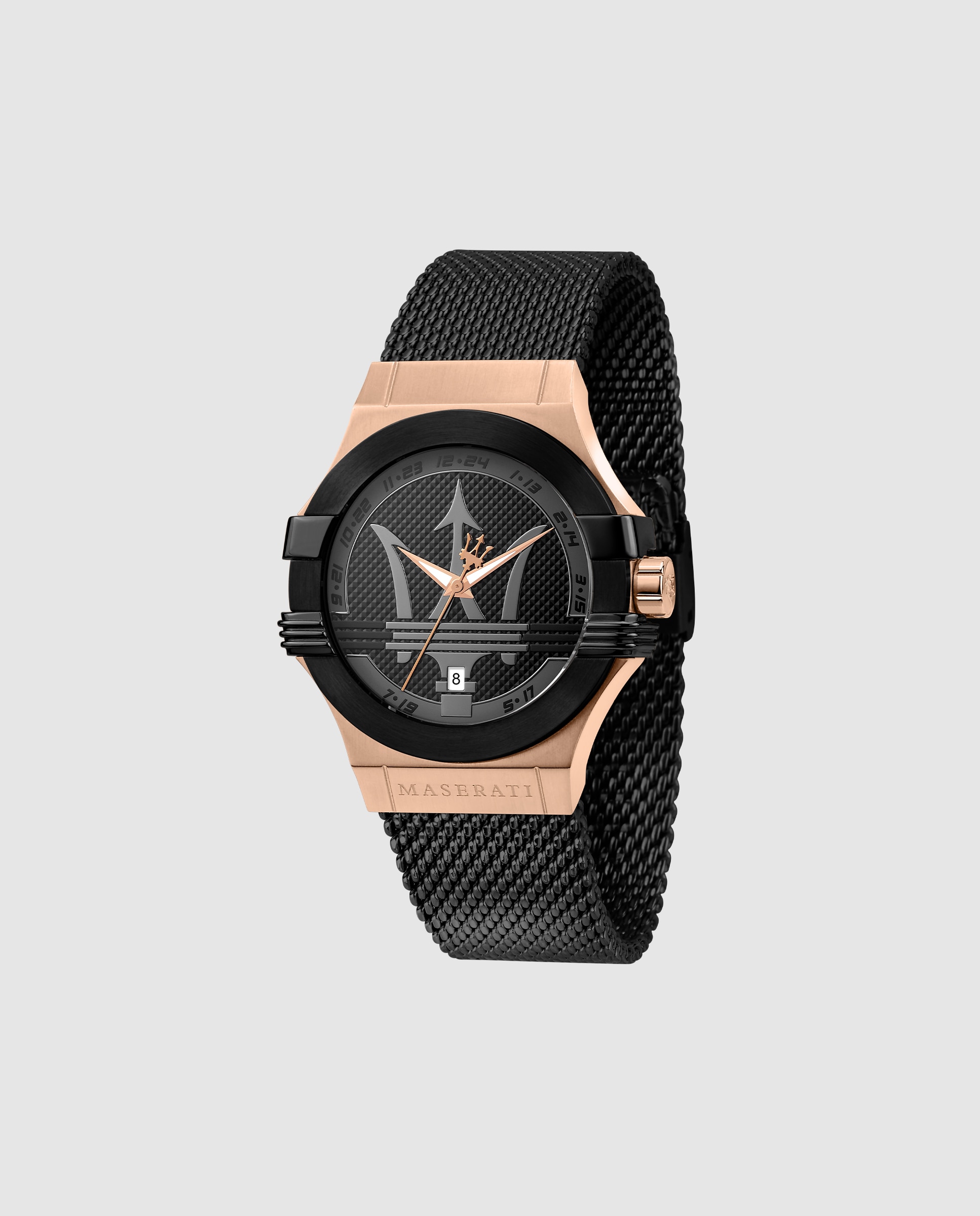 Imagen 0 de Reloj de hombre potenza r8853108010 de acero y correa negra Negro