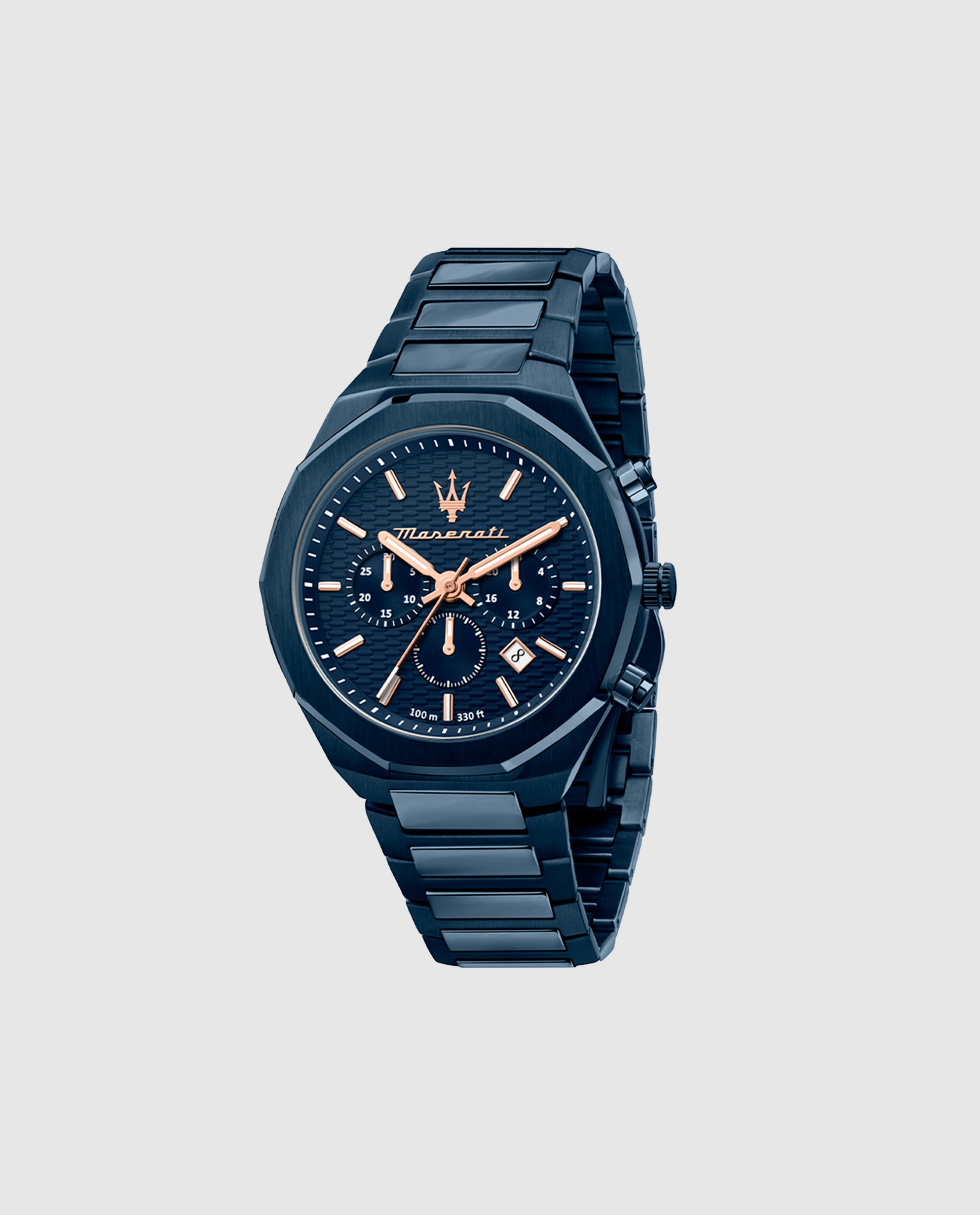 Imagen 0 de Reloj de hombre stile r8873642008 de acero y correa azul Azul
