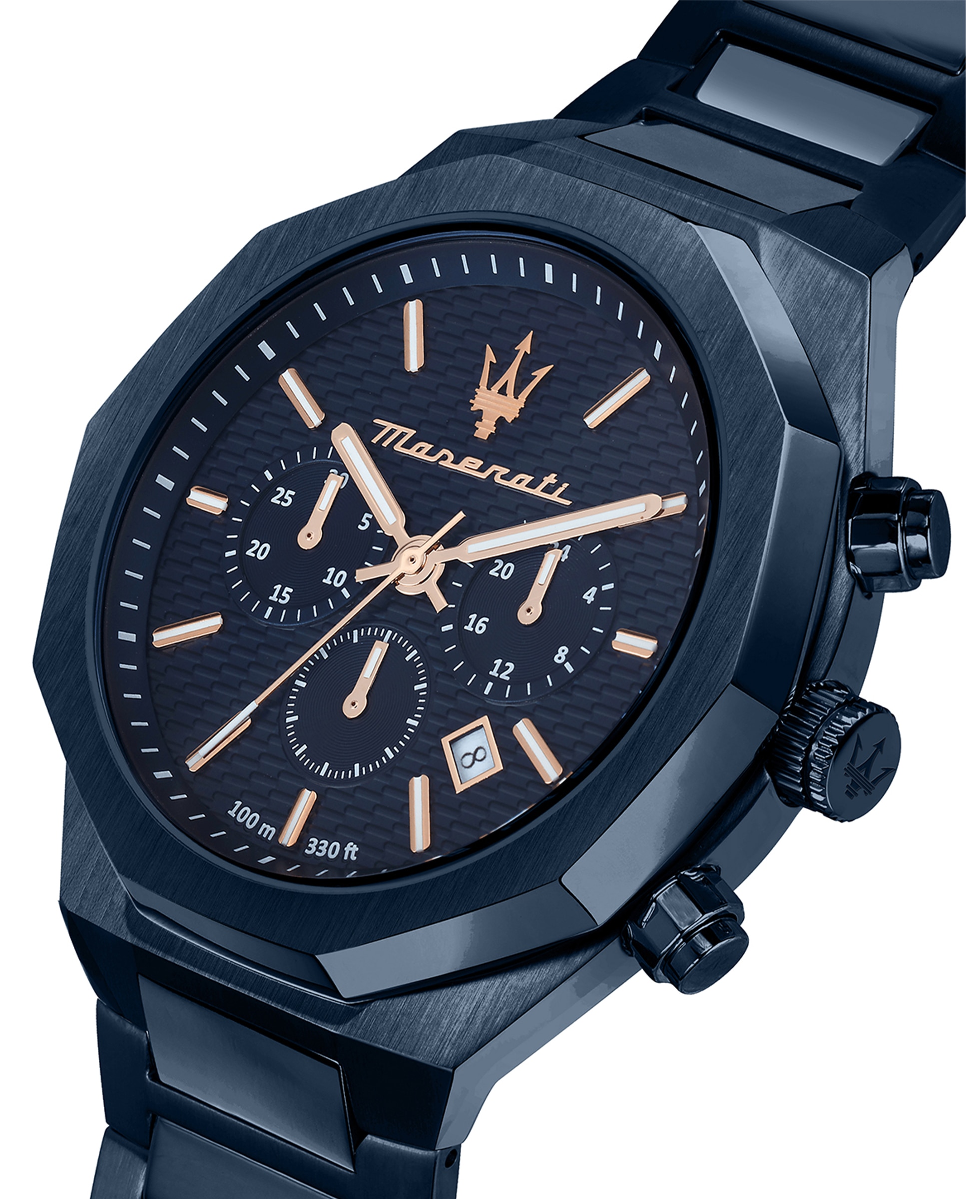 Reloj de hombre stile r8873642008 de acero y correa - Maserati - Azul Azul-3