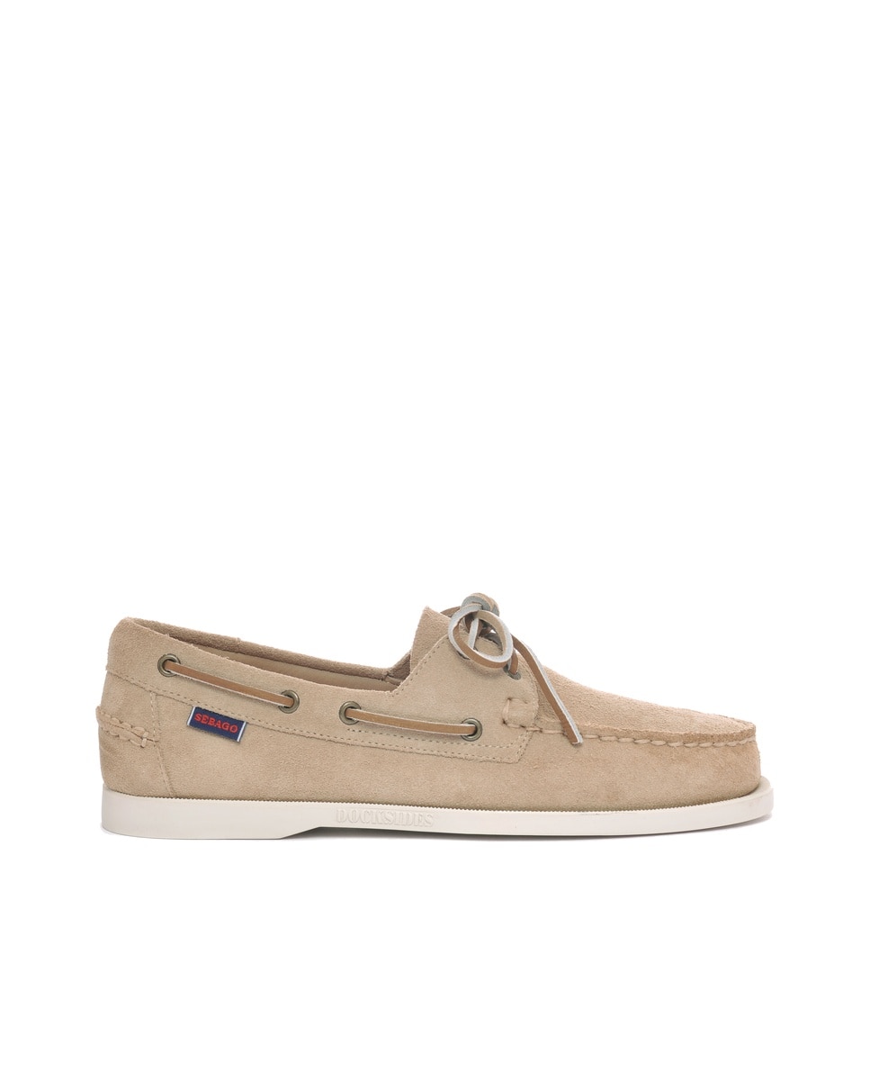 Sebago - Náuticos de hombre de ante con cordones.