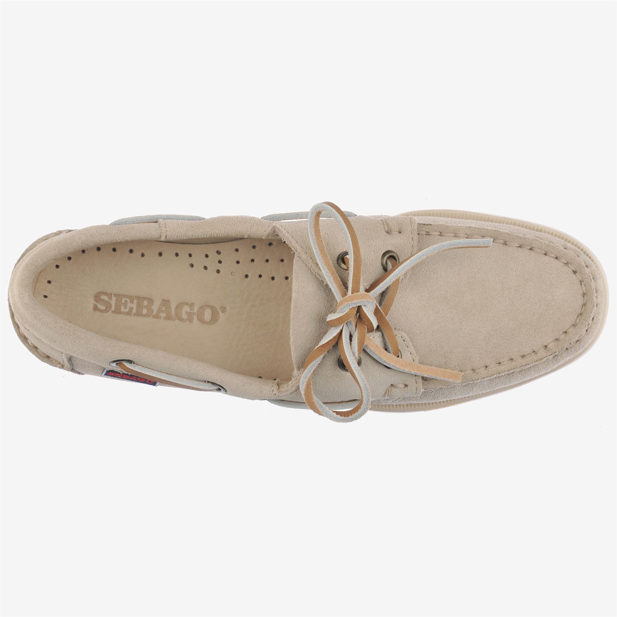 Náuticos de mujer de ante antideslizantes - Sebago - Topo Topo-4