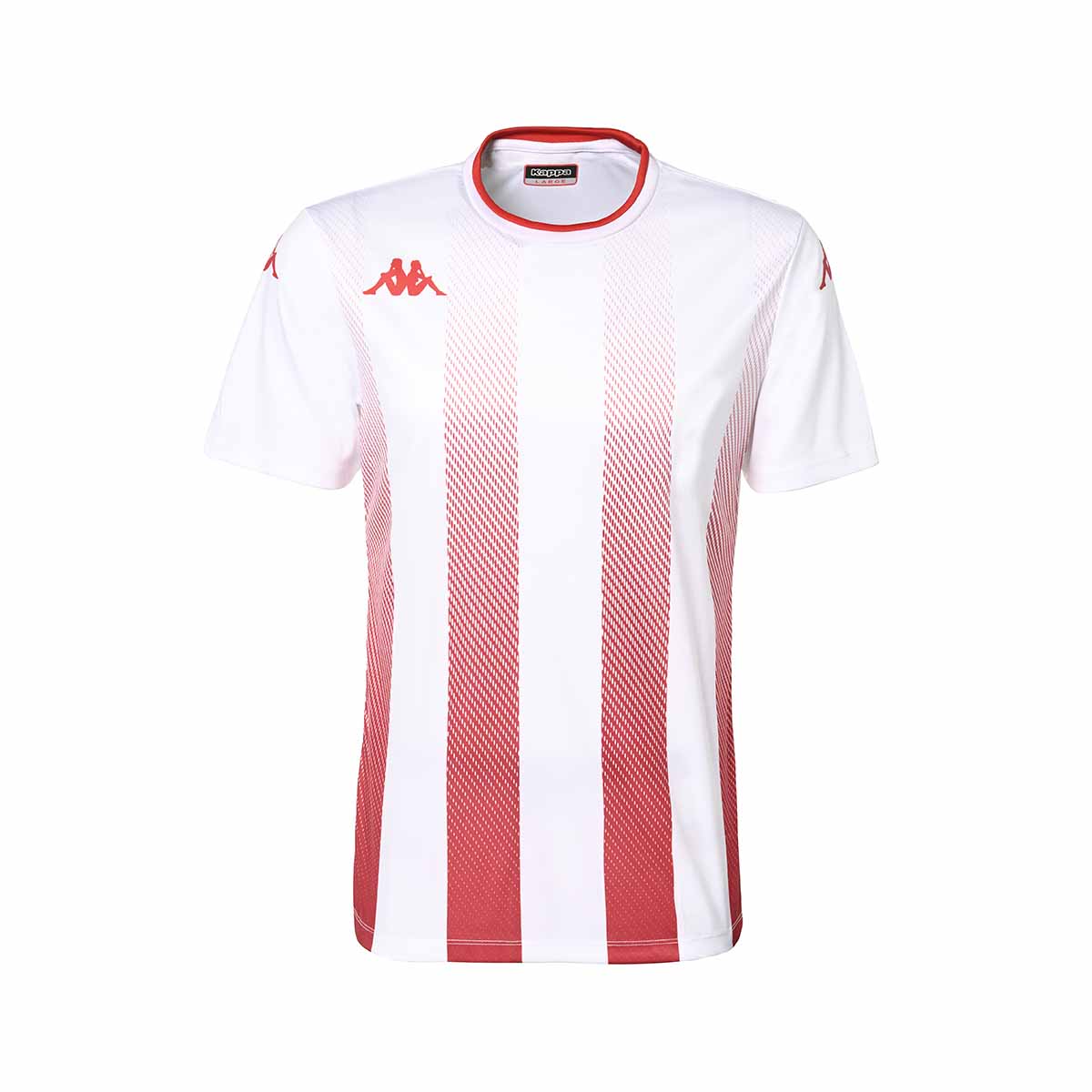 Camiseta de fútbol de hombre Bugo Kappa - Rojo / Blanco Rojo / Blanco-1