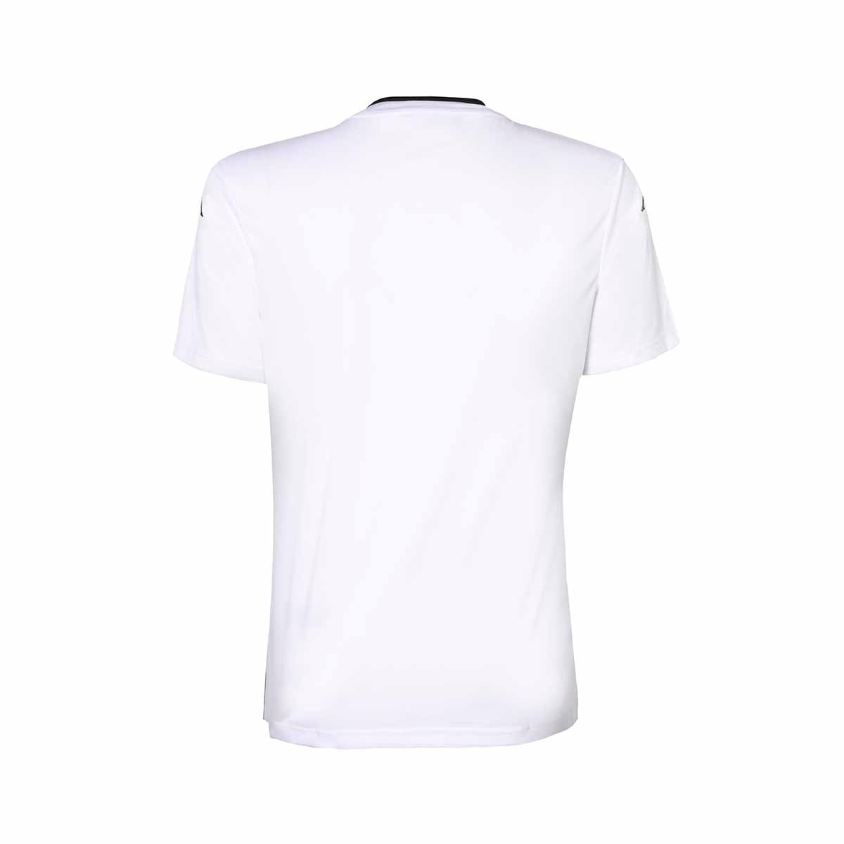 Camiseta de futbol de niños Bugo Kappa - Blanco / Negro Blanco / Negro-2