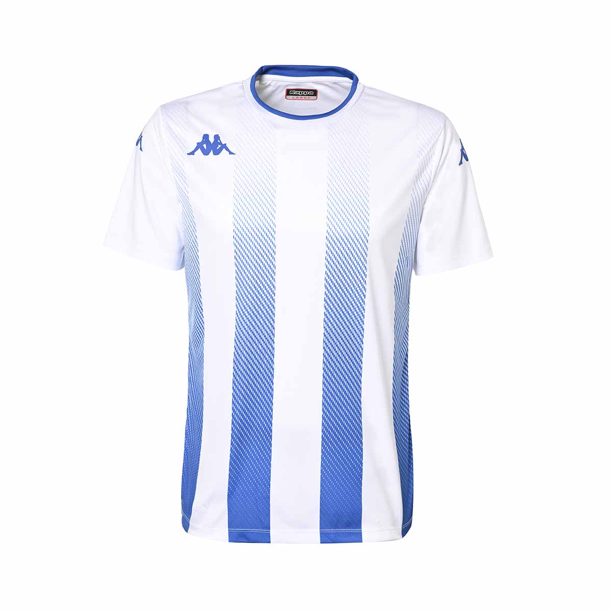 Camiseta de futbol de niños Bugo Kappa - Blanco / Azul Blanco / Azul-1