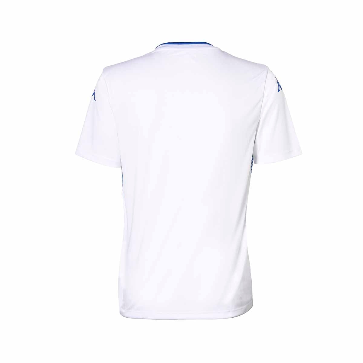 Camiseta de futbol de niños Bugo Kappa - Blanco / Azul Blanco / Azul-3