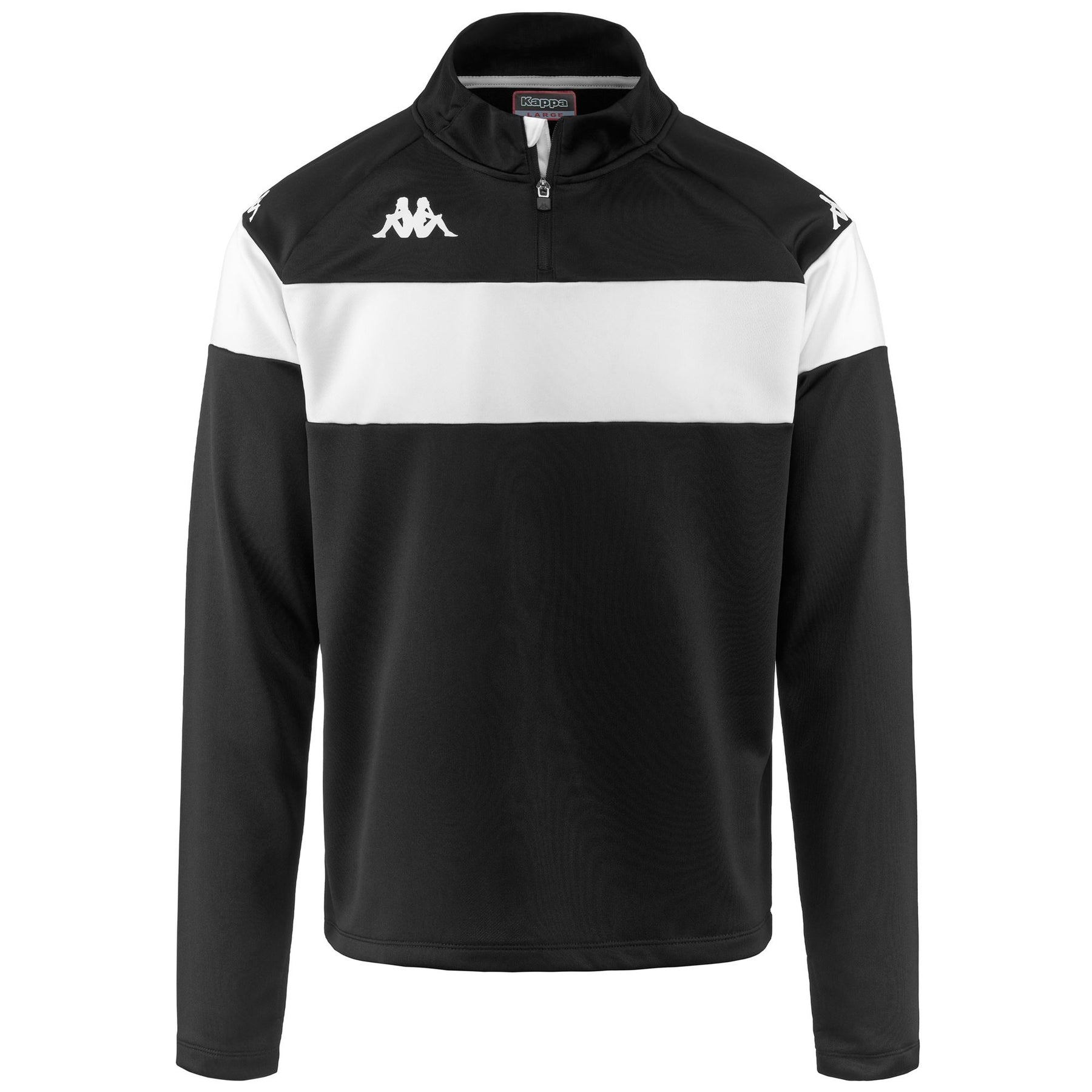 Sudadera de hombre Dovare Kappa - Negro / Blanco Negro / Blanco-1