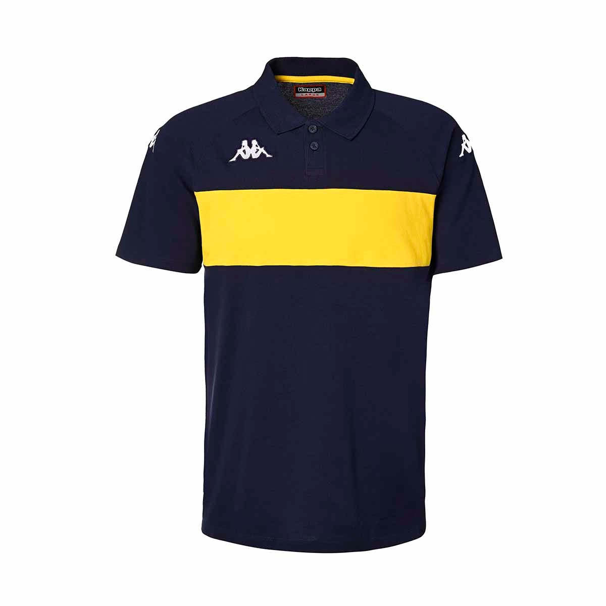 Polo de hombre Dianetti Kappa - Azul / Amarillo Azul / Amarillo-1