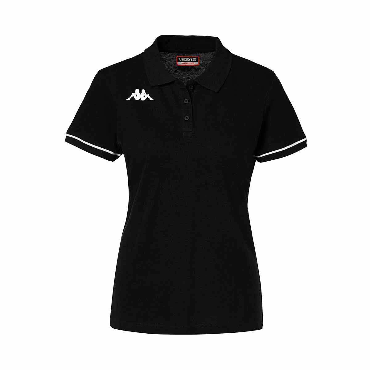 Imagen 0 de Polo de mujer Barla Kappa Negro