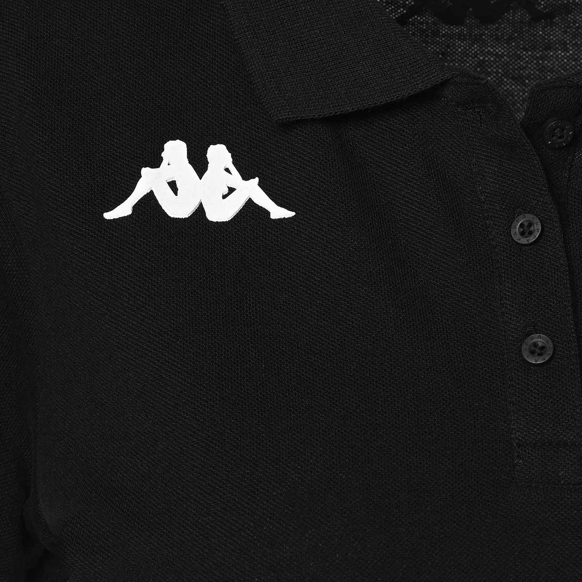 Imagen 3 de Polo de mujer Barla Kappa - Negro Negro