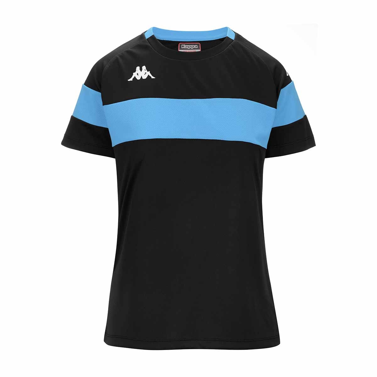 Imagen 1 de Camiseta de fútbol de mujer Dareta Kappa - Negro / Azul Negro / Azul
