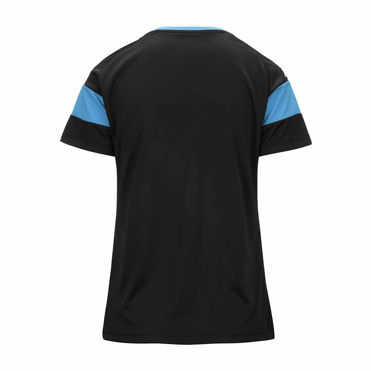 Imagen 3 de Camiseta de fútbol de mujer Dareta Kappa - Negro / Azul Negro / Azul