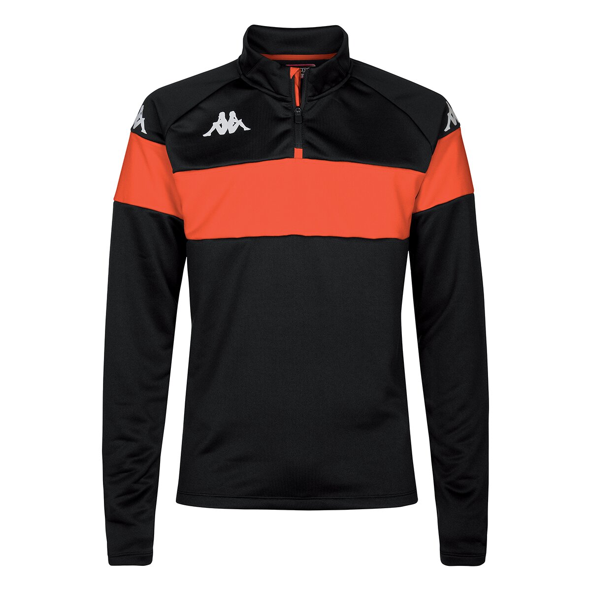 Sudadera de hombre Dovare Kappa - Negro / Naranja Negro / Naranja-1