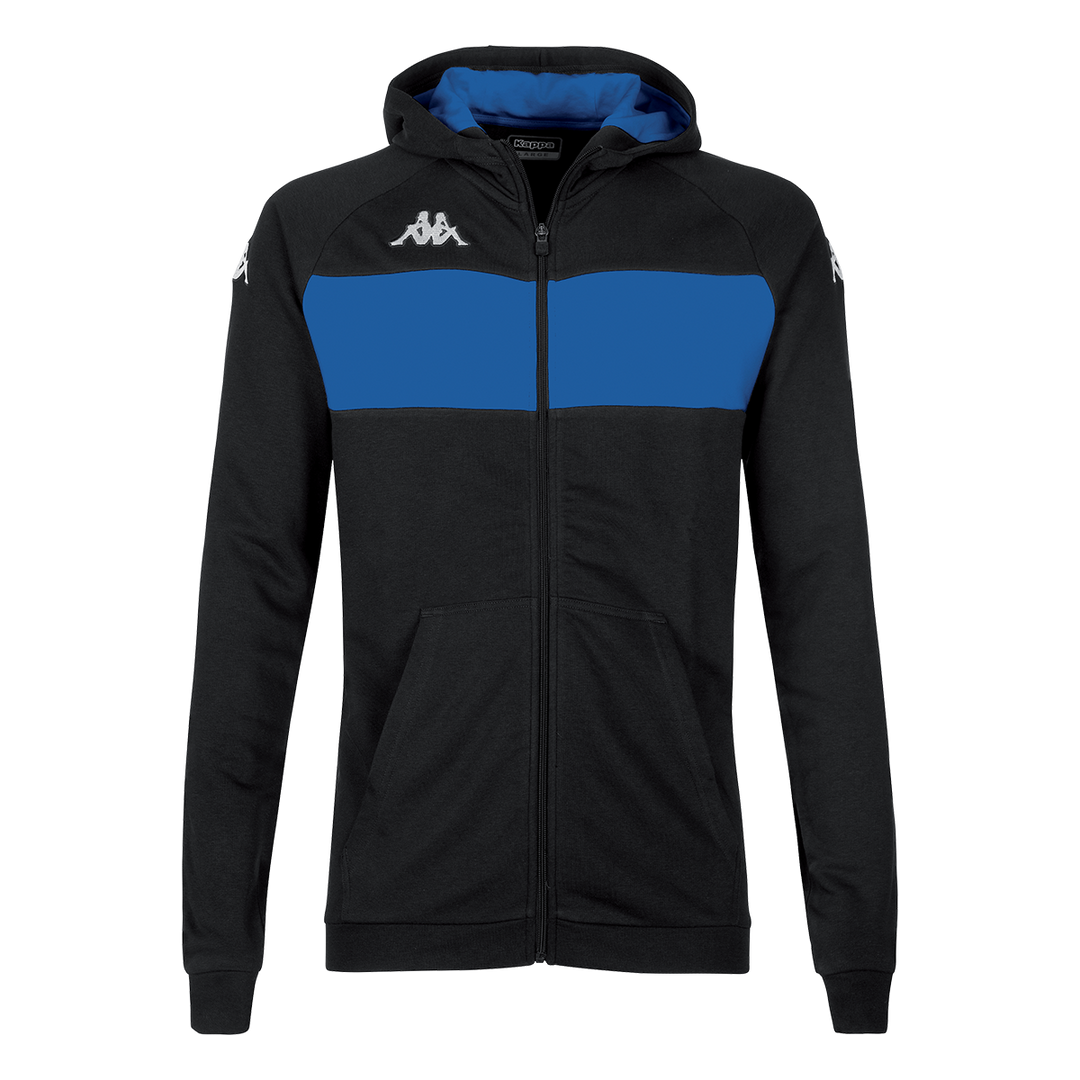 Sudadera de hombre Dacciozi Kappa - Negro / Azul Negro / Azul-1