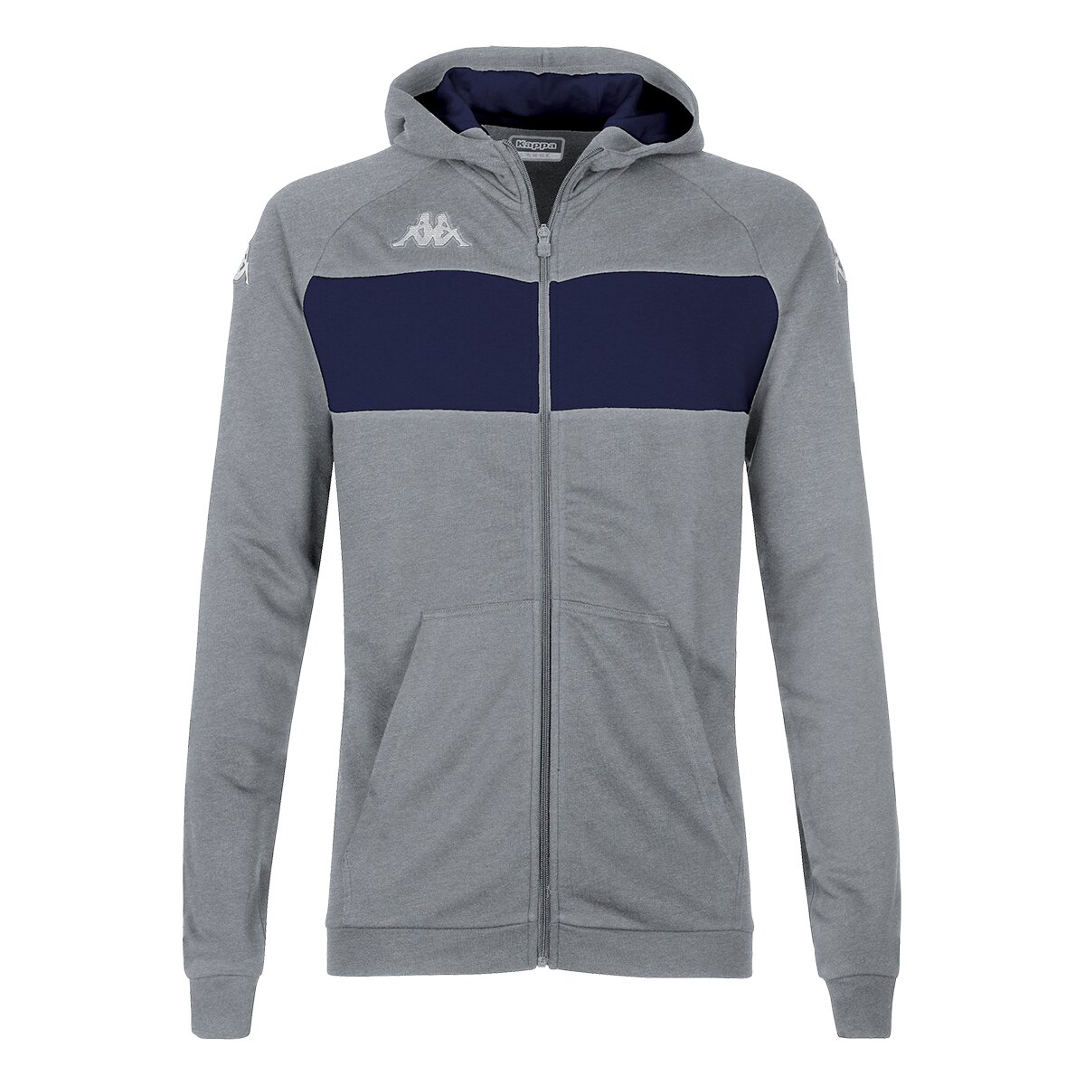 Sudadera de hombre Dacciozi Kappa - Gris / Azul Gris / Azul-1