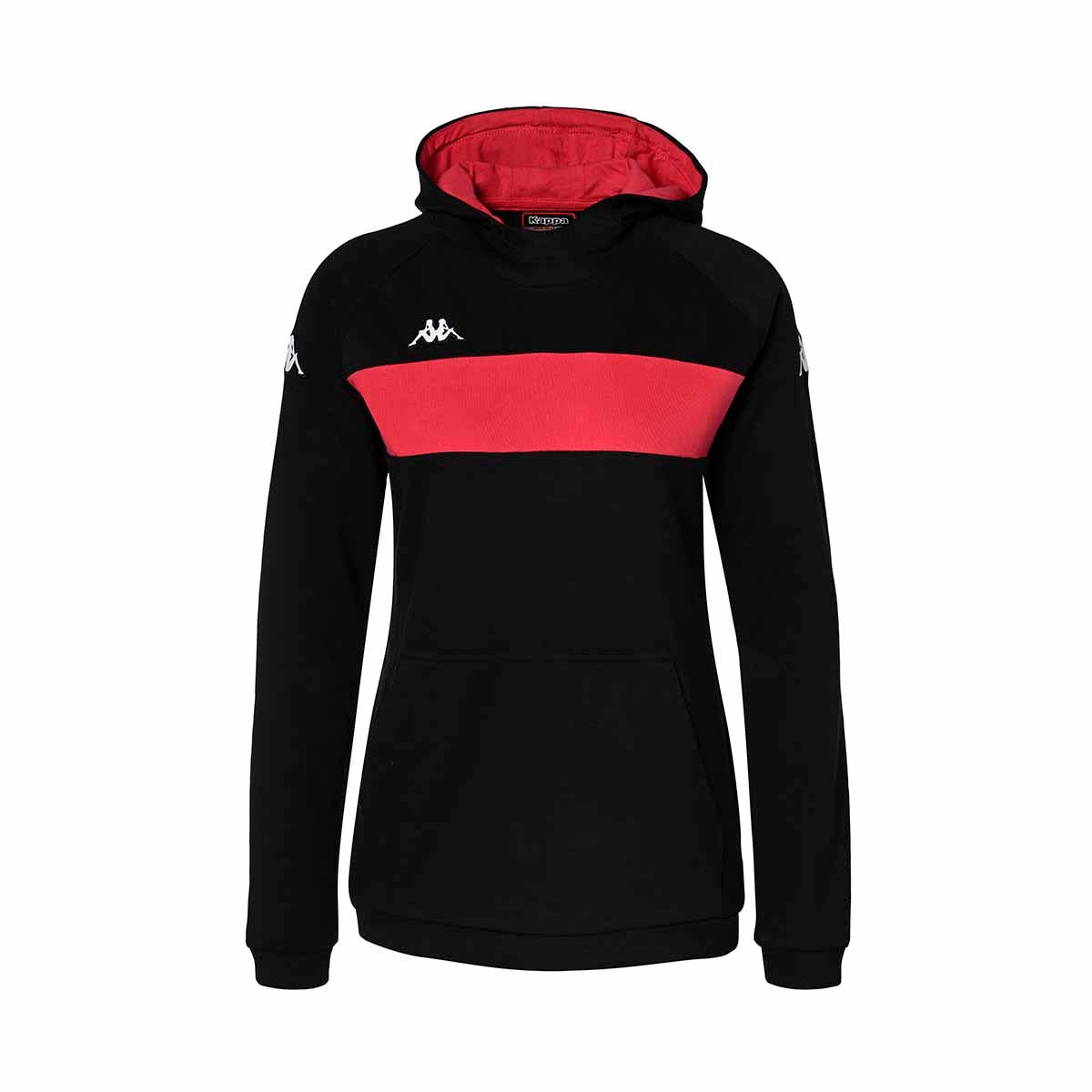 Imagen 1 de Sudadera de mujer Daccia Kappa - Negro / Rojo Negro / Rojo