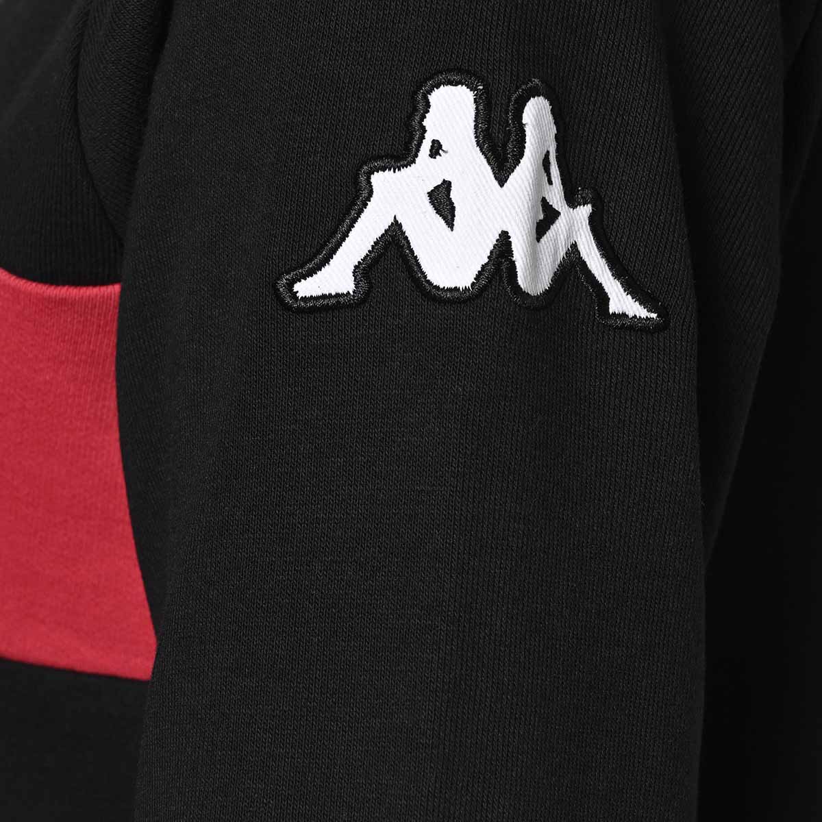 Imagen 3 de Sudadera de mujer Daccia Kappa - Negro / Rojo Negro / Rojo