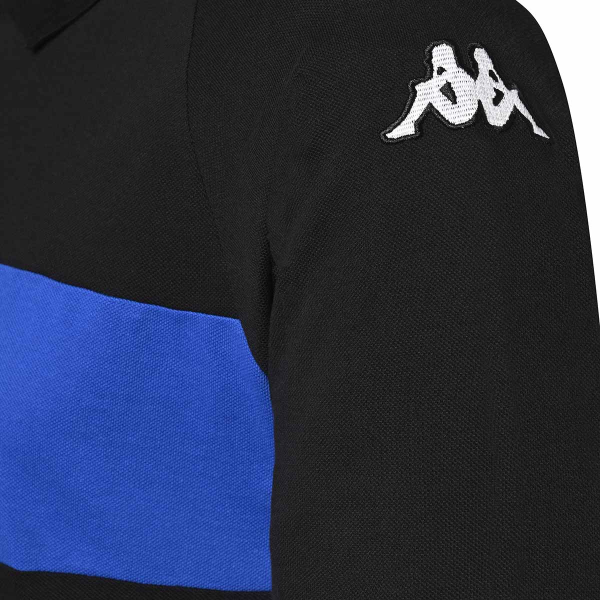 Imagen 3 de Polo de niños Dianetti Kappa - Negro / Azul Negro / Azul