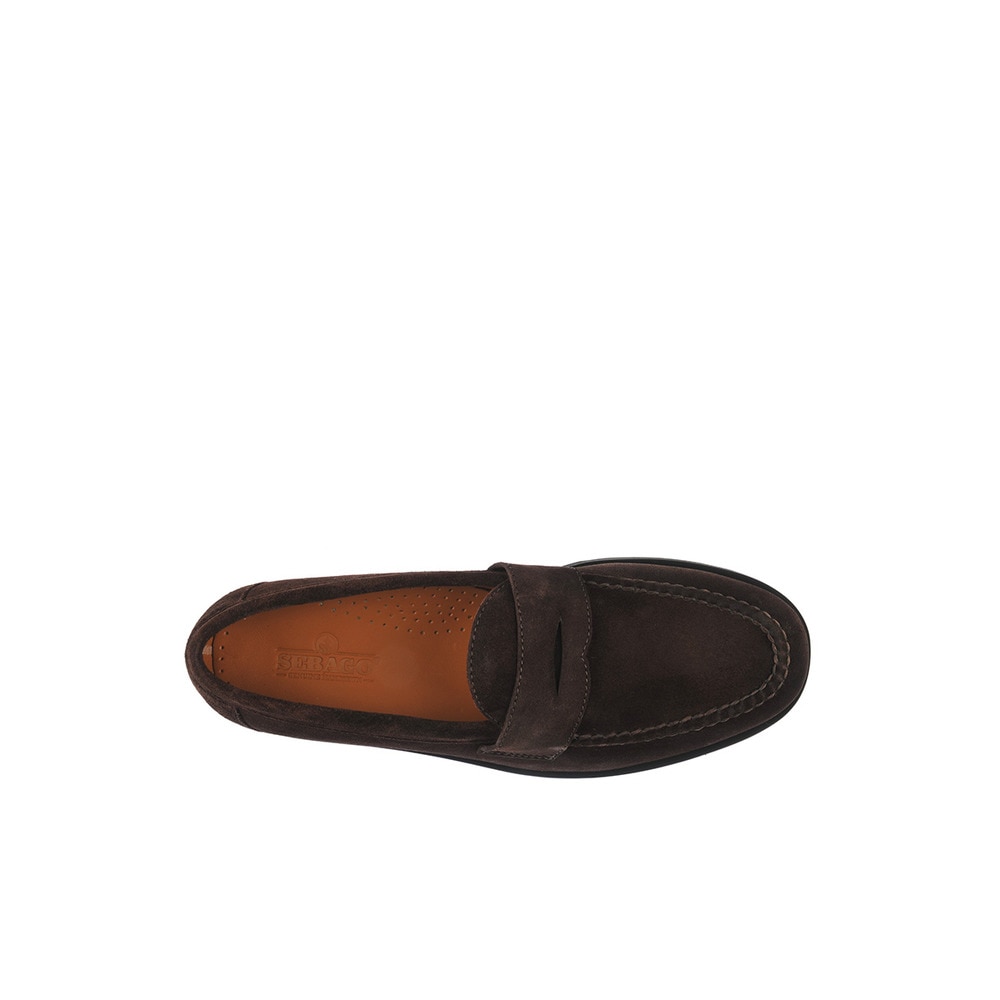 Mocasines de hombre de ante - Sebago - Marrón oscuro Marrón oscuro-5