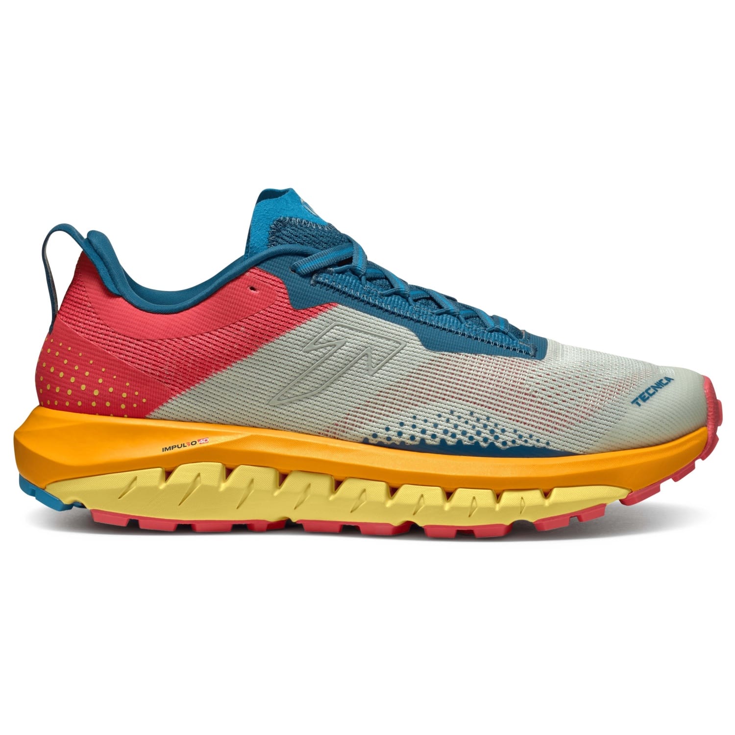 Zapatillas de trail running de hombre PYROX HYBRID Tecnica - Azul / Amarillo Azul / Amarillo-3