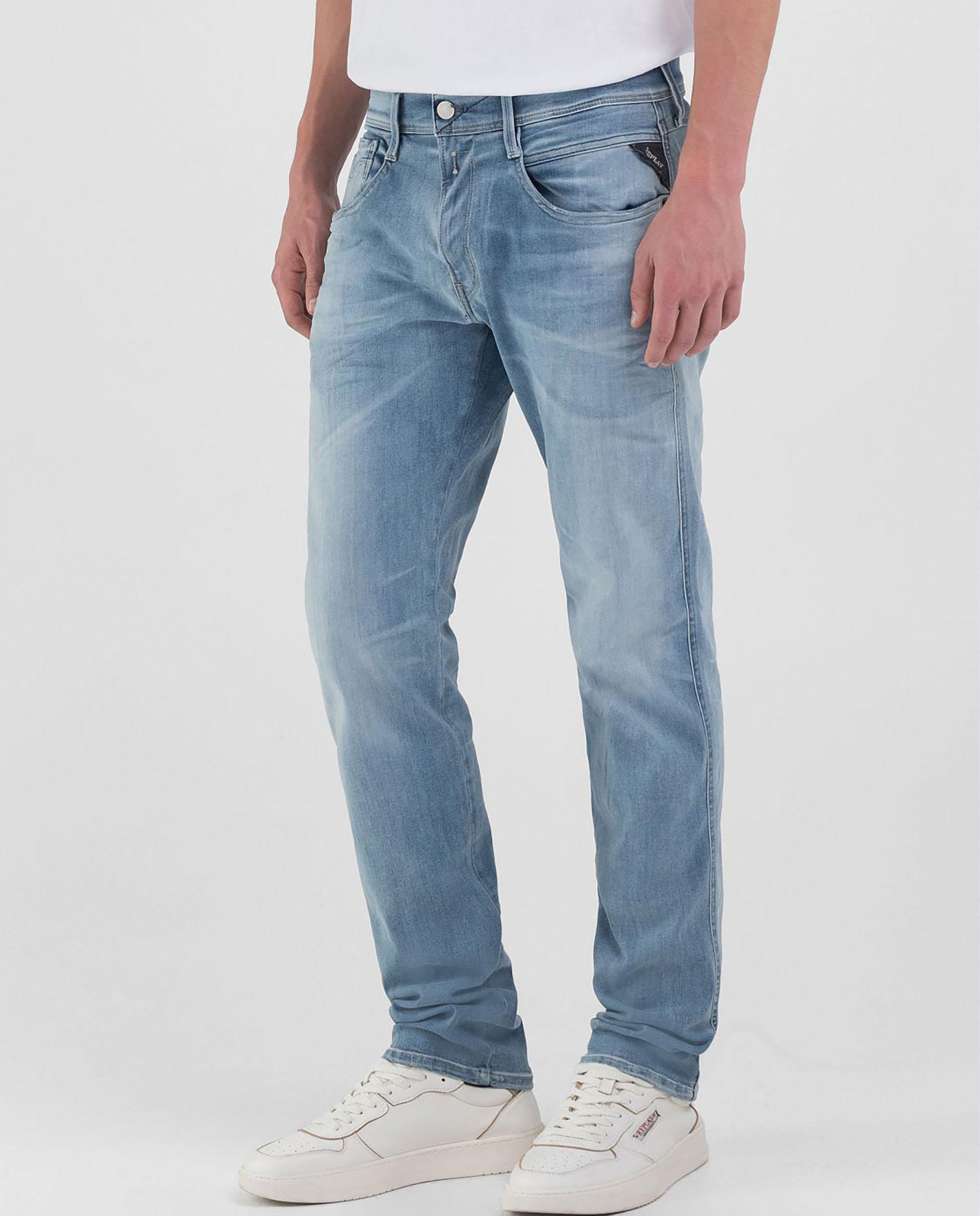 Vaquero de hombre skinny cinco bolsillos - Replay - Azul claro Azul claro-2