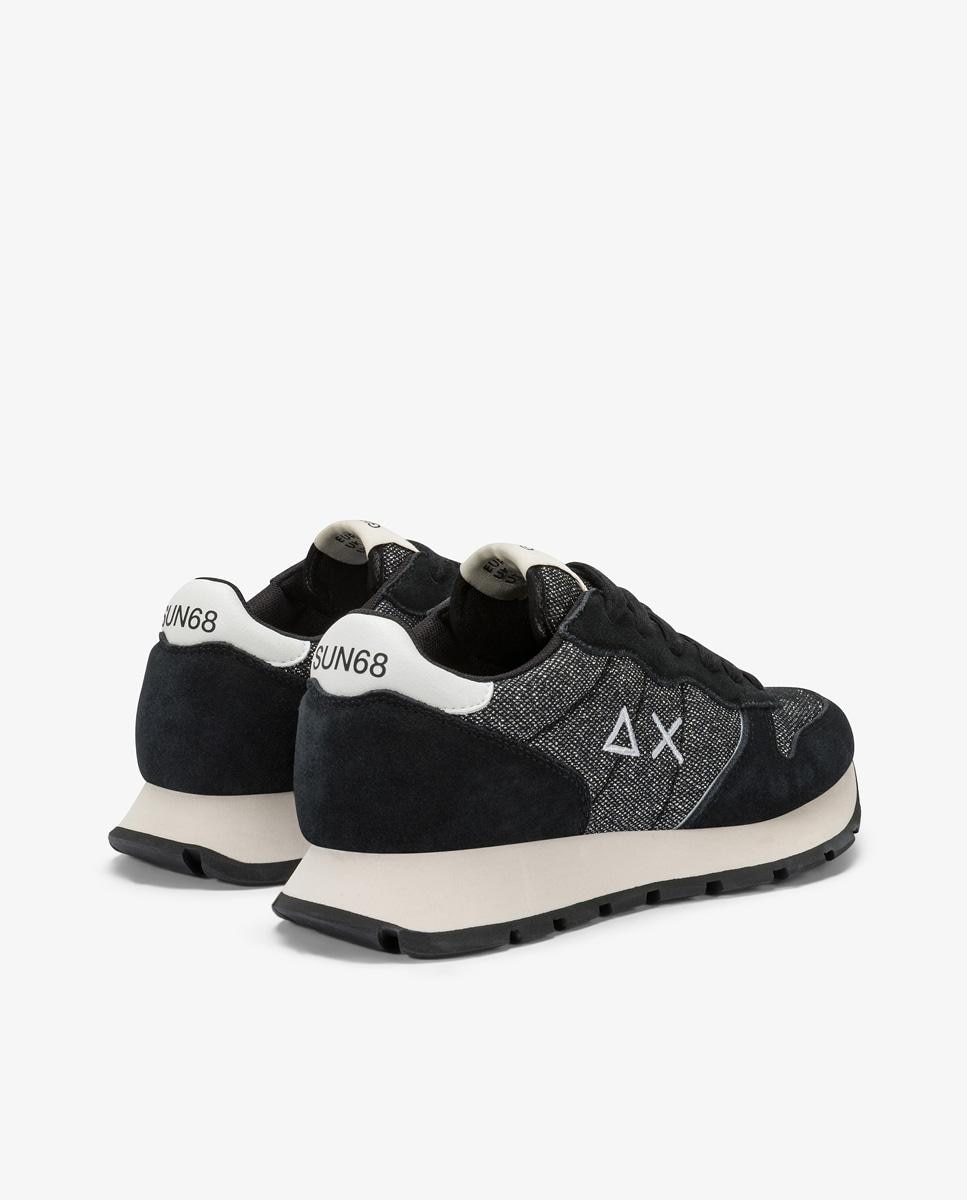Zapatillas deportivas de mujer con cordones - sun68 - Negro Negro-2