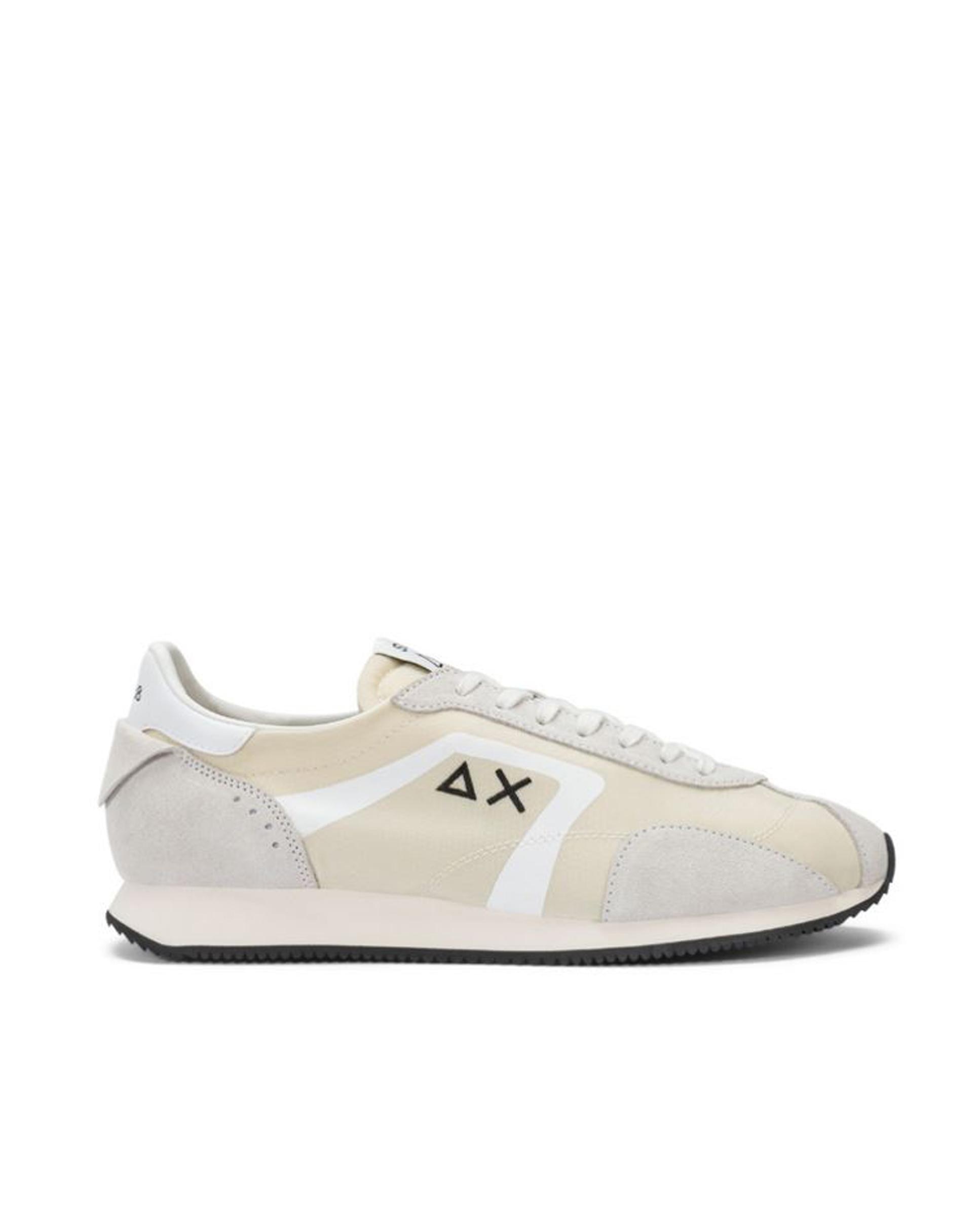 Imagen 0 de Zapatillas deportivas de hombre combinadas con logo lateral Marfil