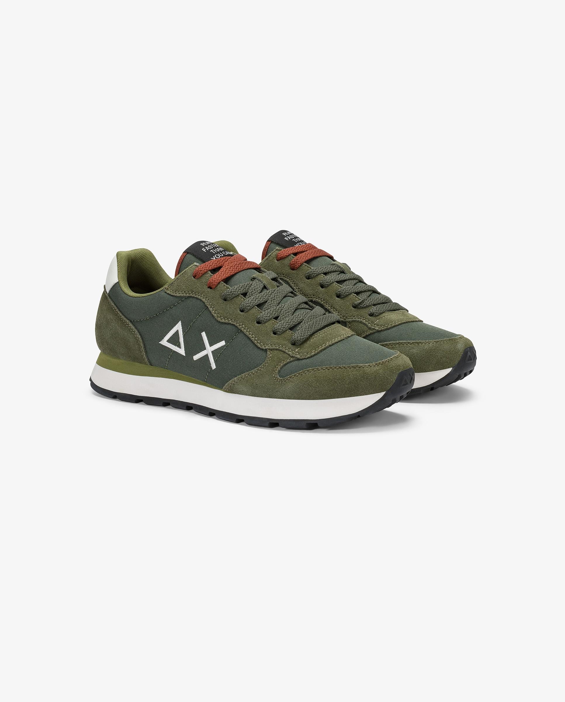 Running tom solid hombre nylon suela eva - sun68 - Verde militar Verde militar-3