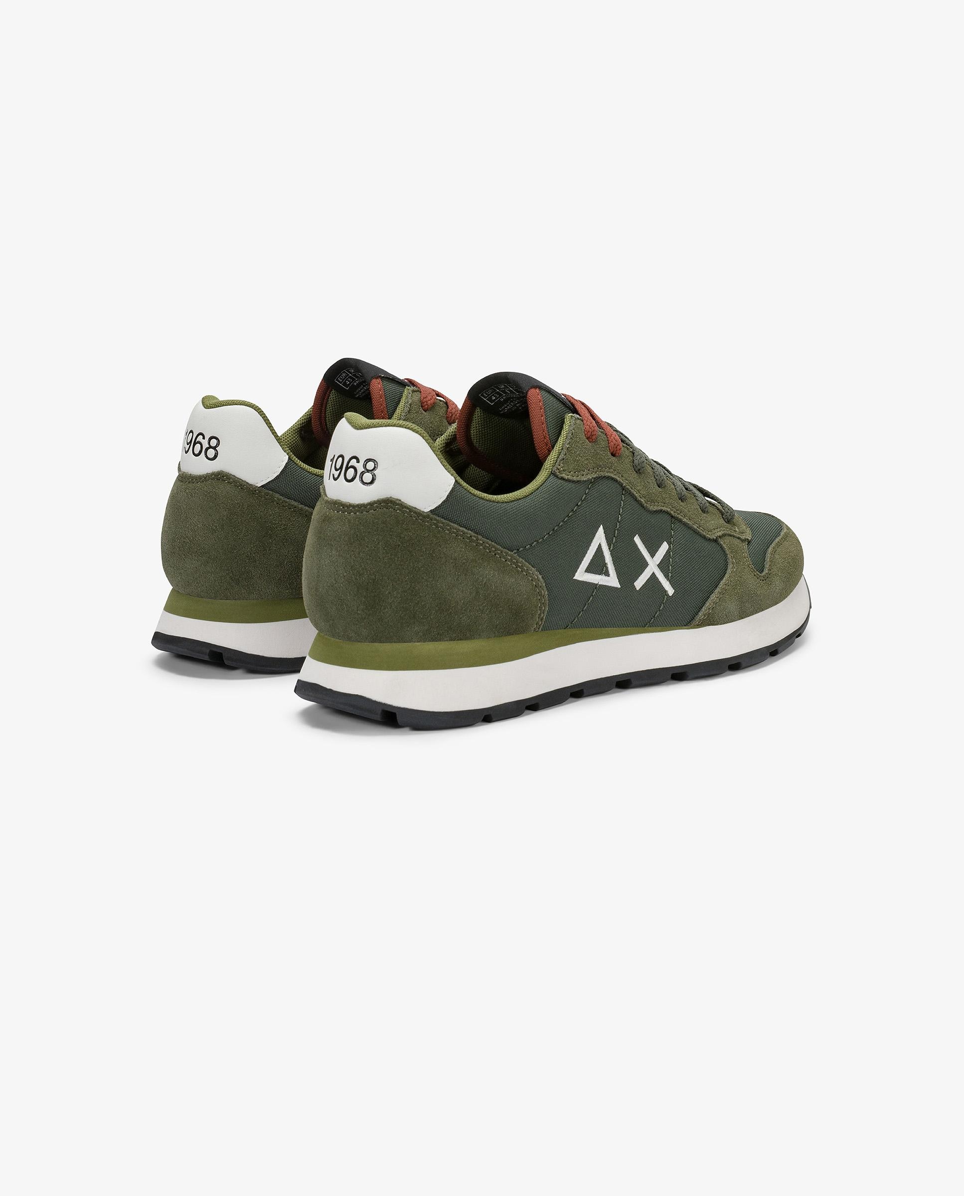 Running tom solid hombre nylon suela eva - sun68 - Verde militar Verde militar-2