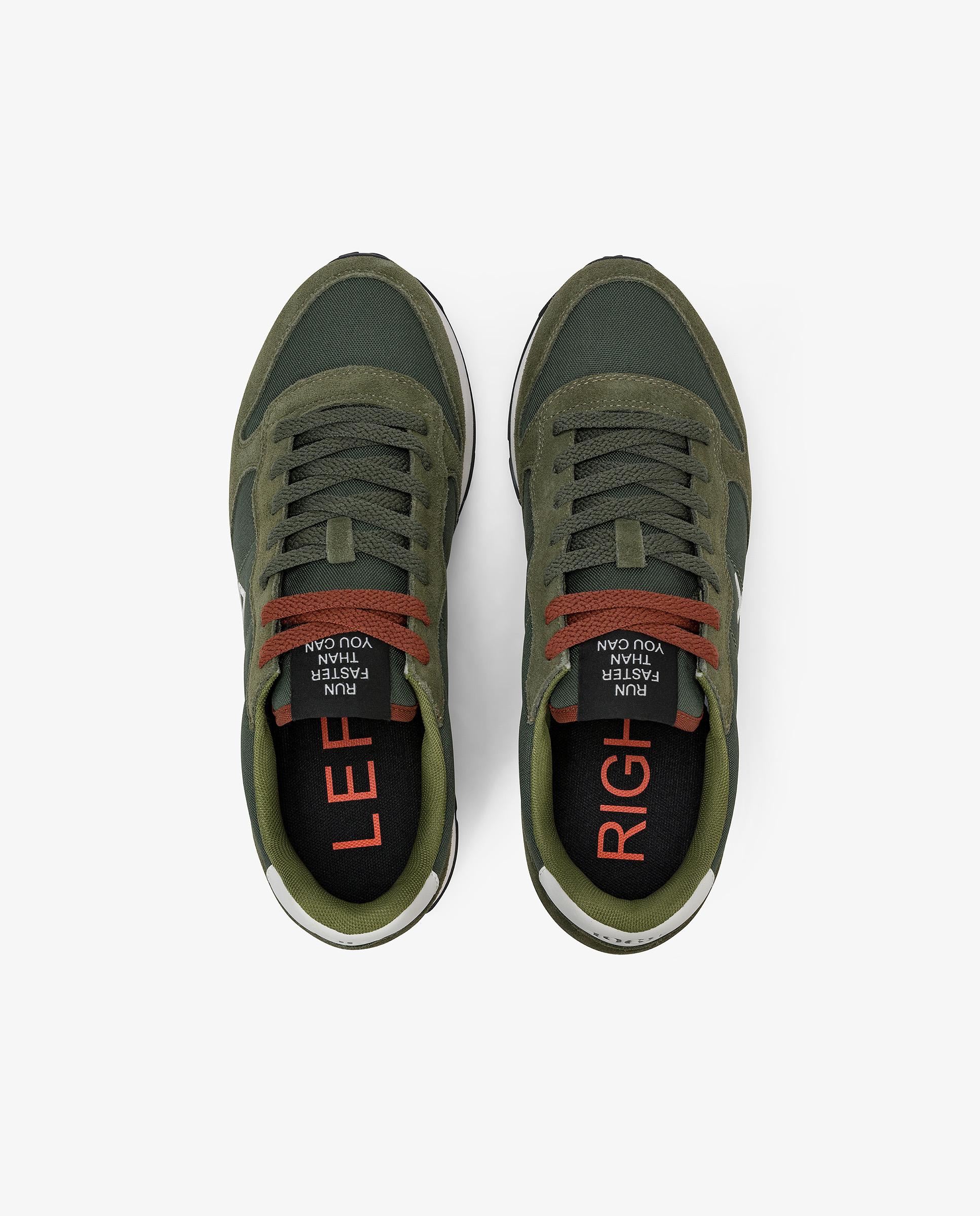 Running tom solid hombre nylon suela eva - sun68 - Verde militar Verde militar-4