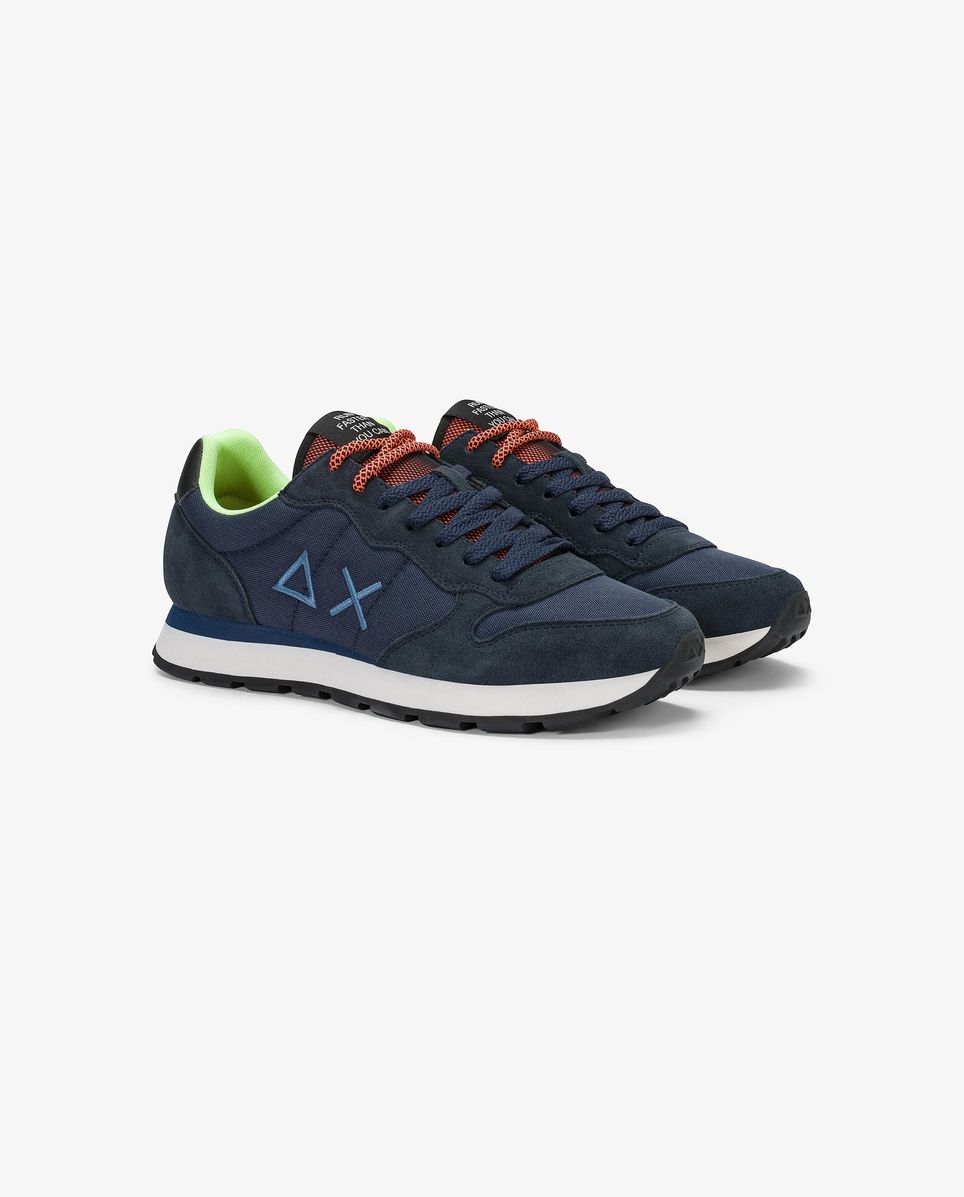 Running tom fluo hombre nylon suela eva - sun68 - Azul marino Azul marino-3