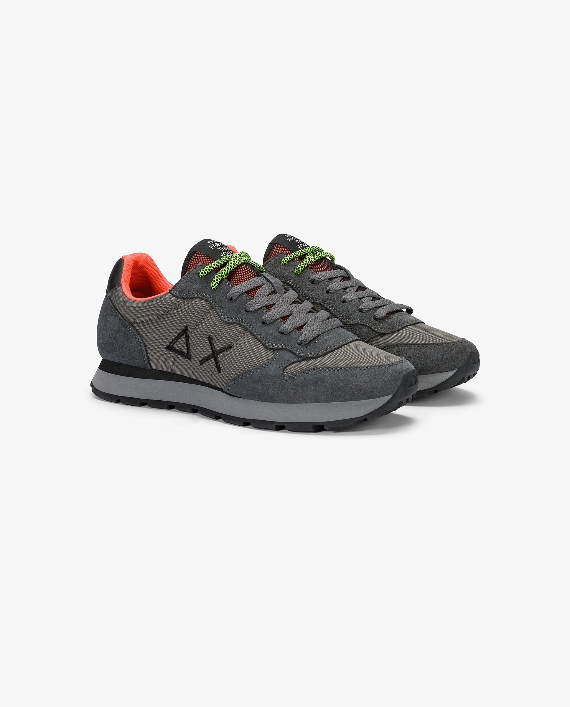 Running tom fluo hombre nylon suela eva - sun68 - Gris oscuro Gris oscuro-3