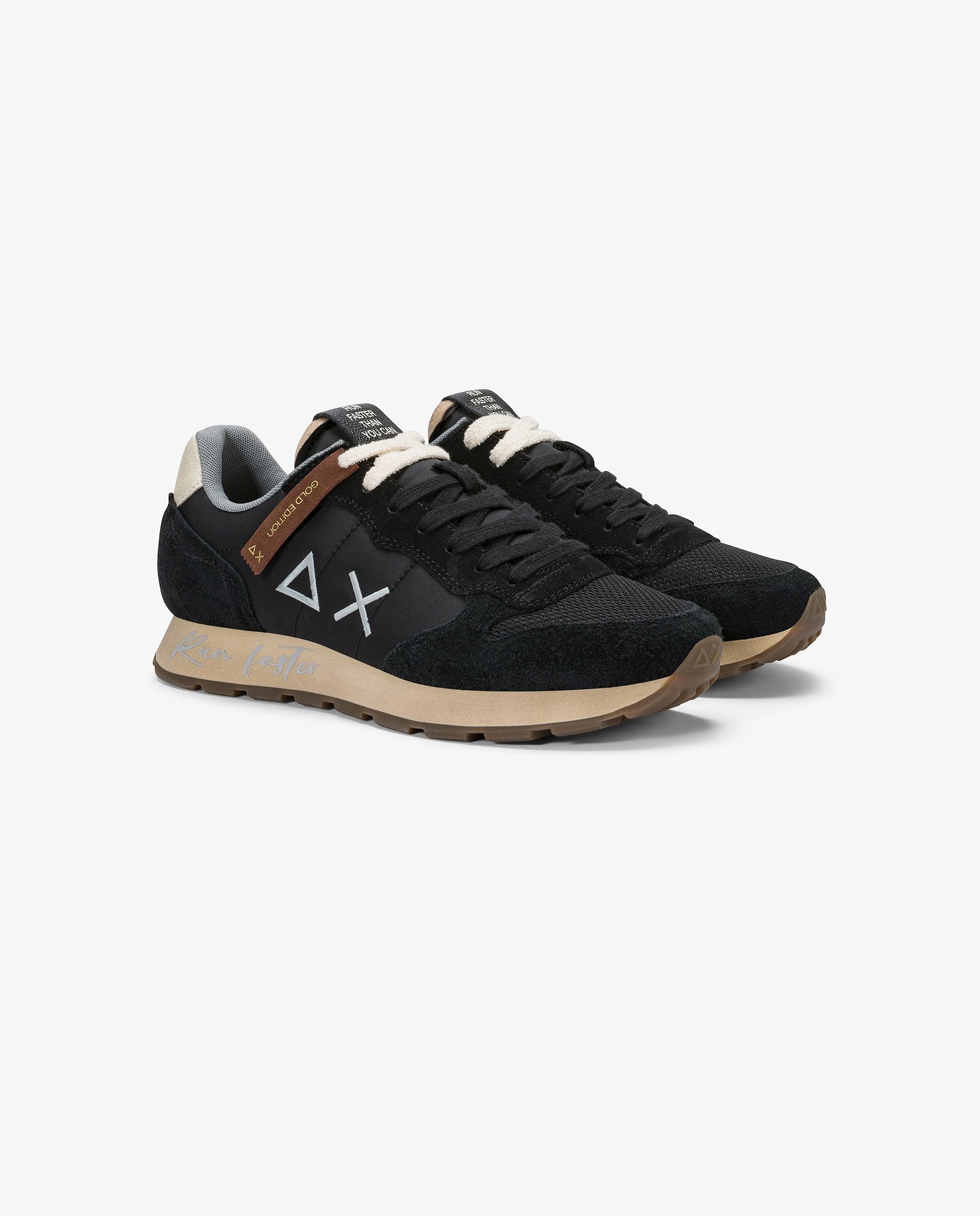 Running tom vintage hombre nylon suela eva - sun68 - Negro Negro-3
