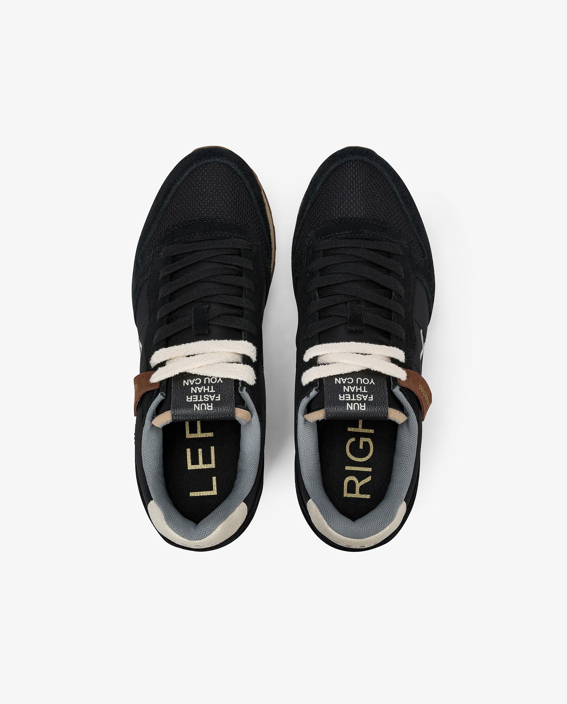Running tom vintage hombre nylon suela eva - sun68 - Negro Negro-4