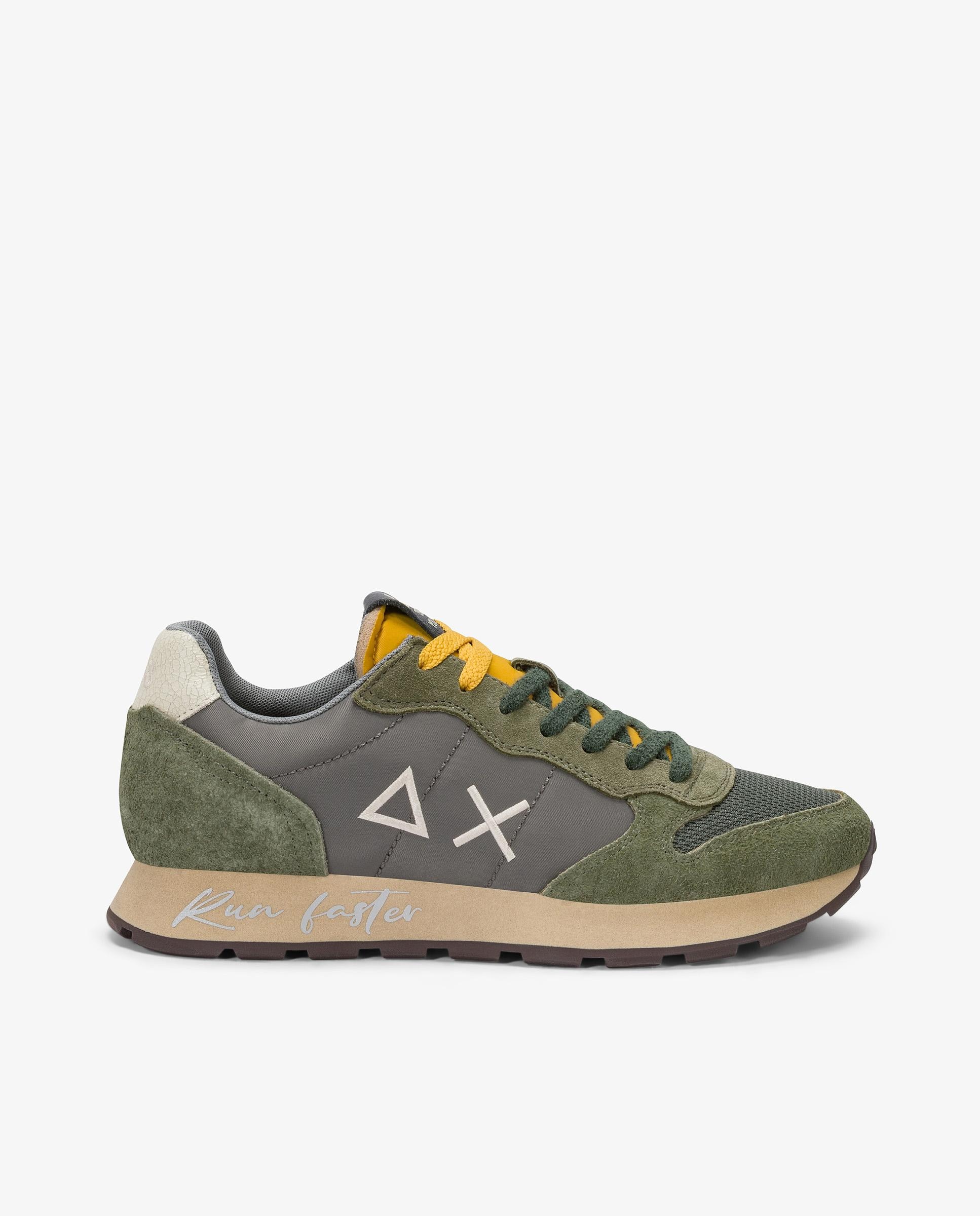Running tom vintage hombre nylon suela eva - sun68 - Verde Verde-1