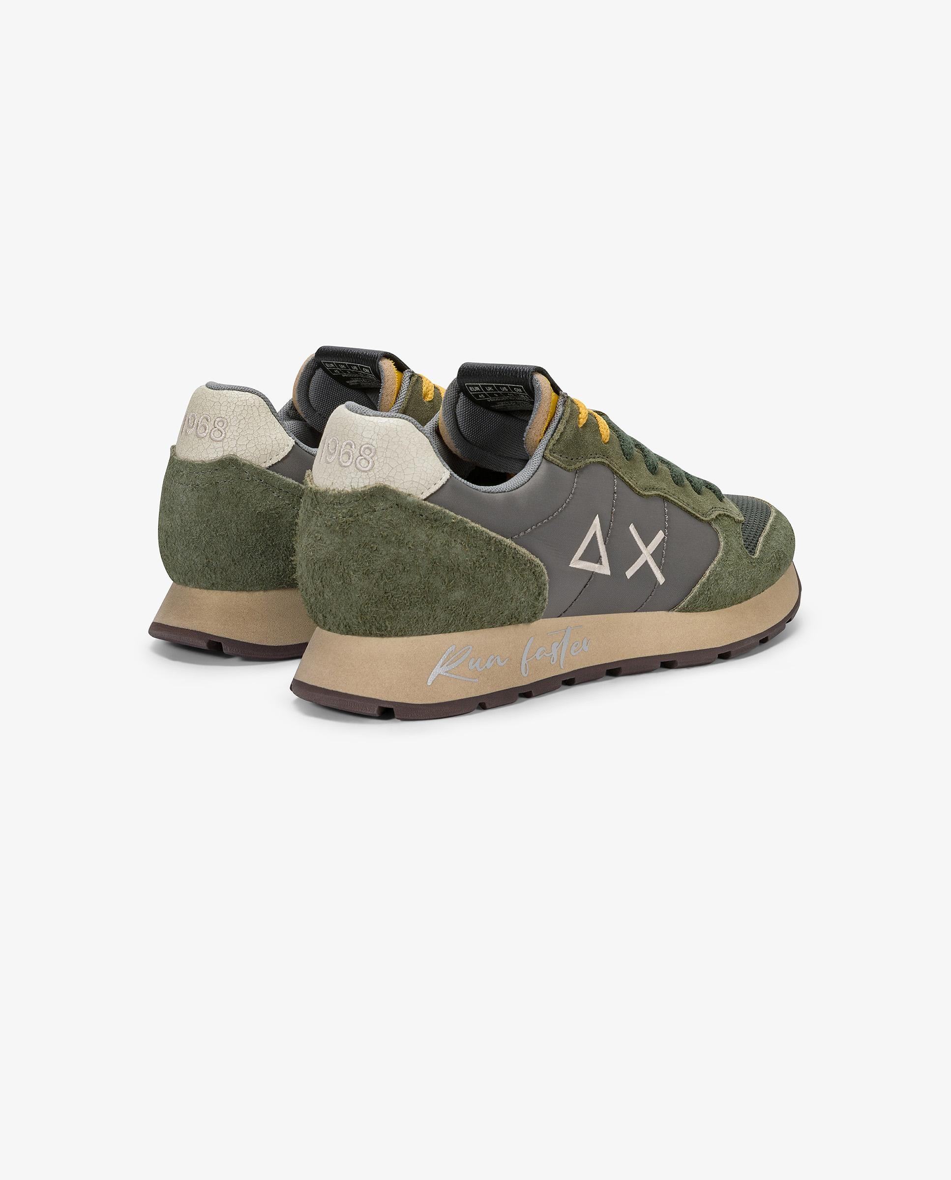 Running tom vintage hombre nylon suela eva - sun68 - Verde Verde-2