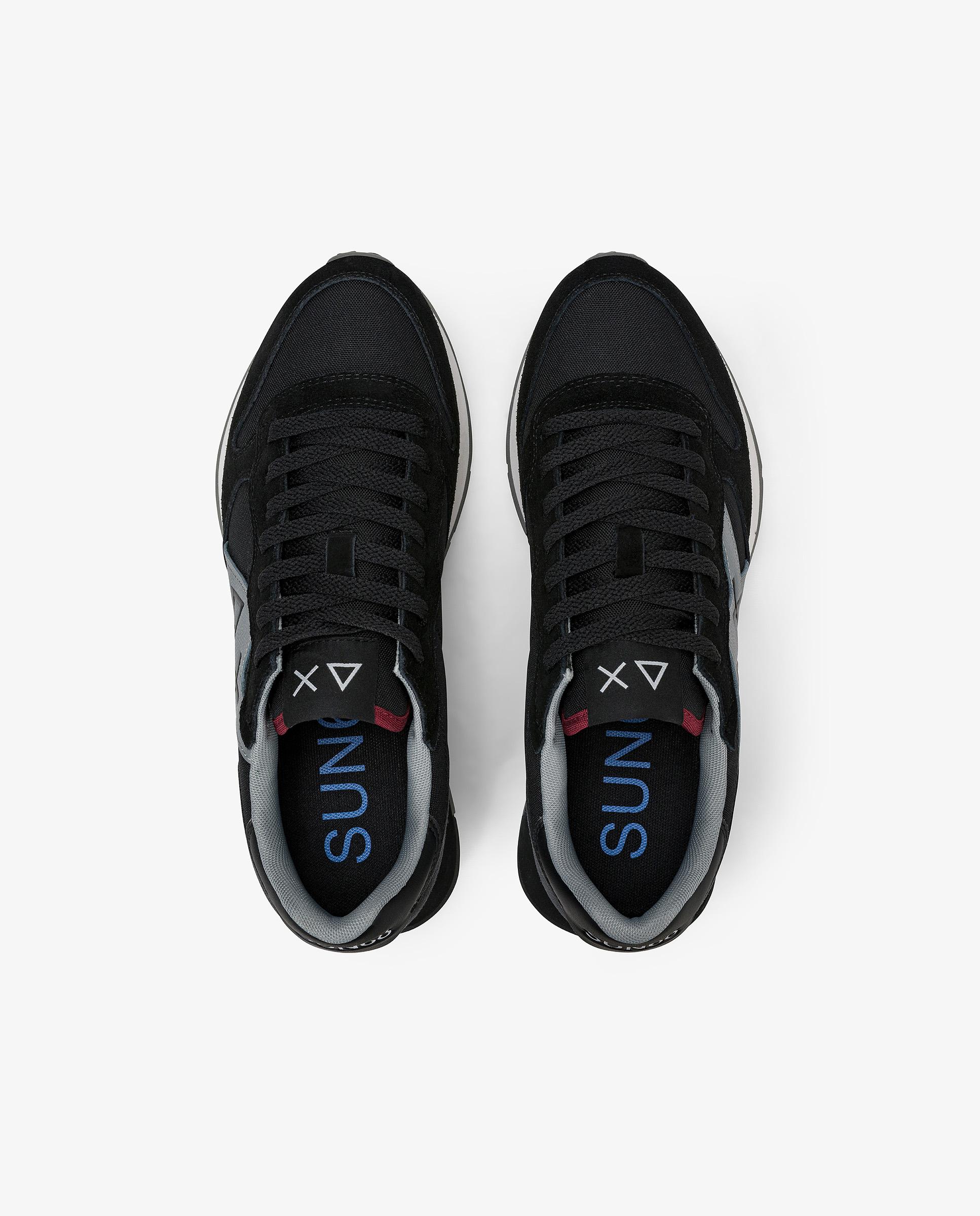 Zapatillas deportivas de hombre de piel con cordones - sun68 - Gris Gris-4